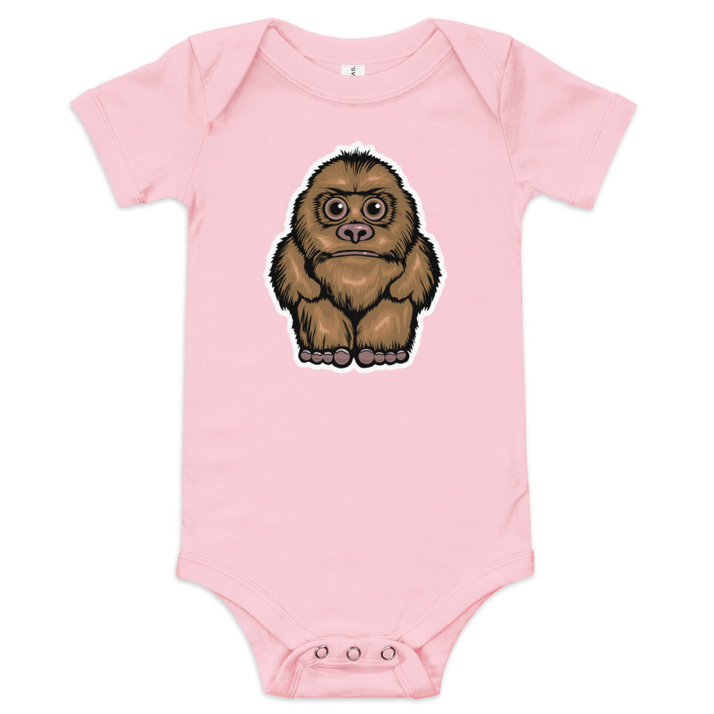 Chibi Bigfoot Baby short sleeve one piece