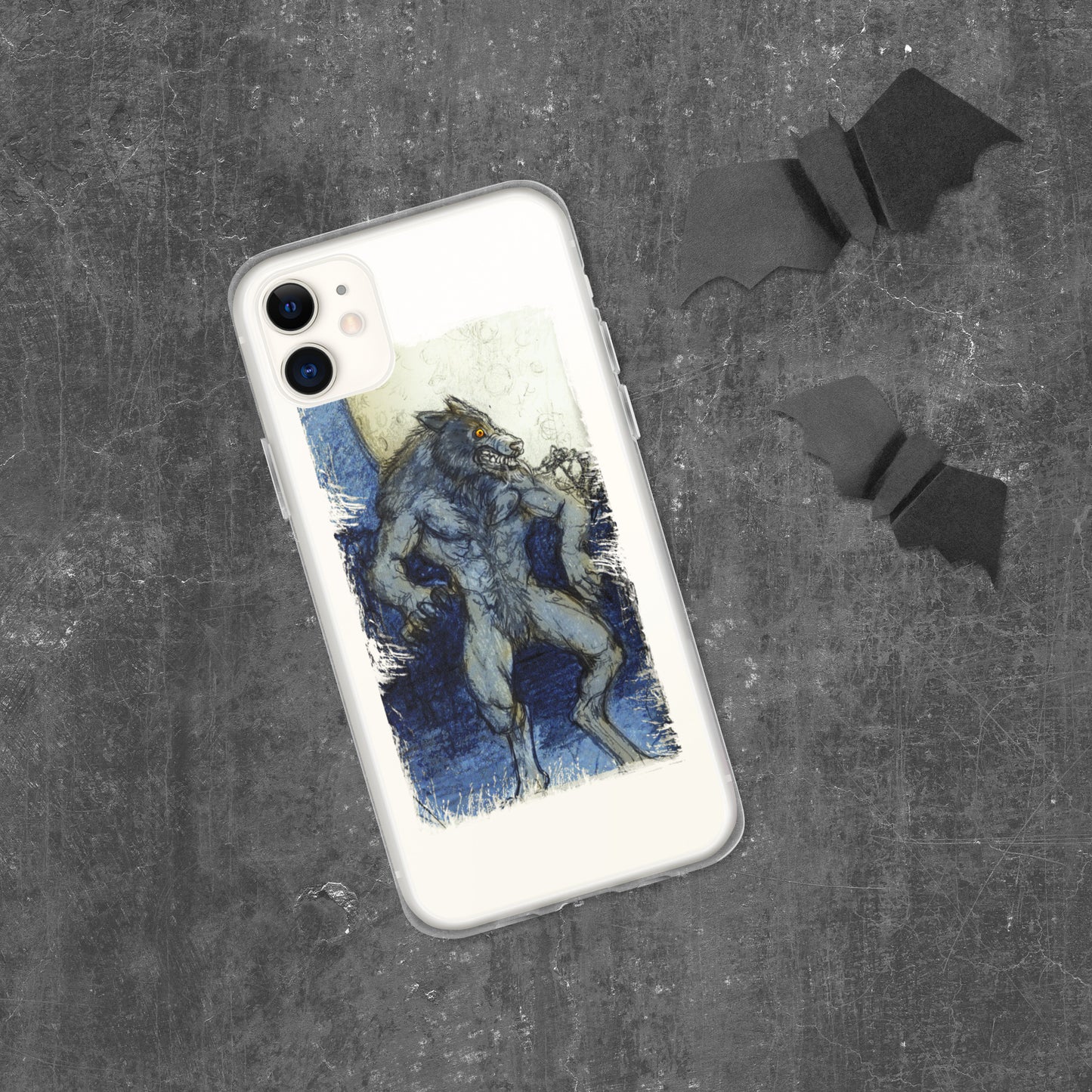 Blue Moon Werewolf Clear Case for iPhone®