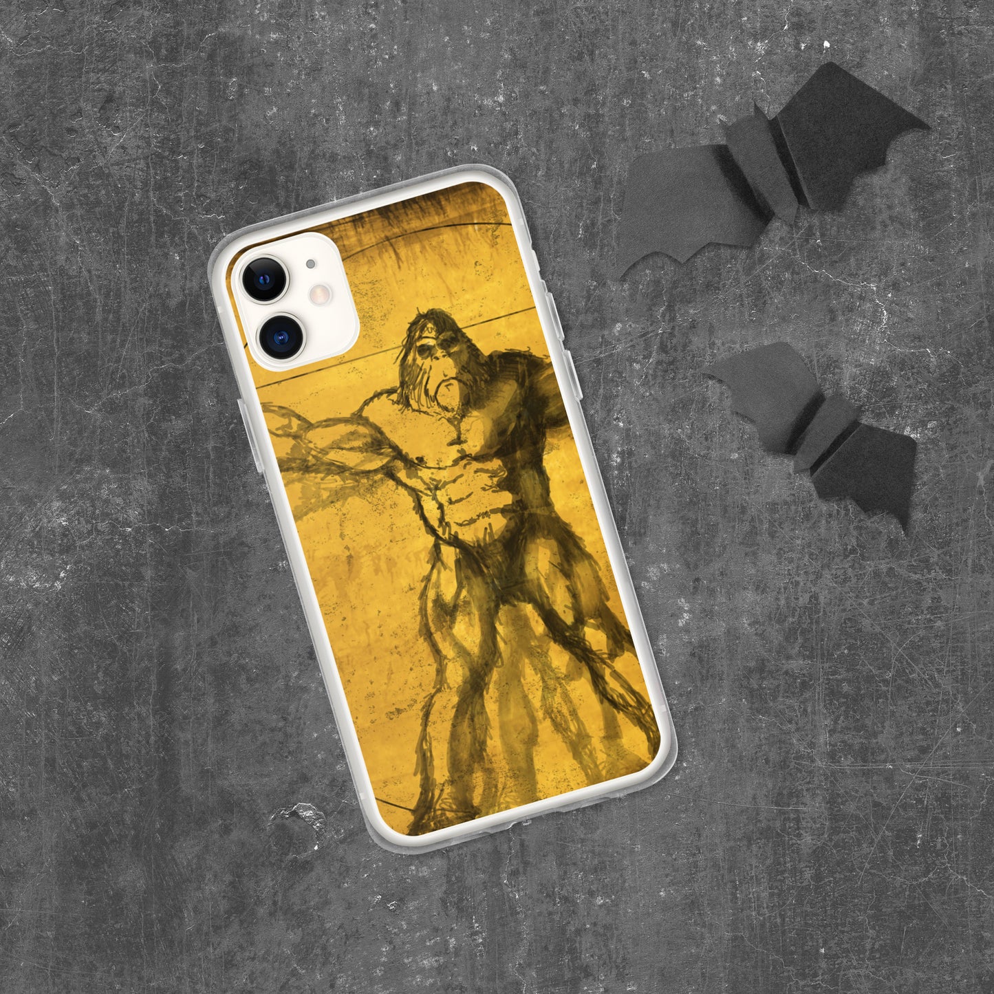 Vitruvian Bigfoot Clear Case for iPhone®