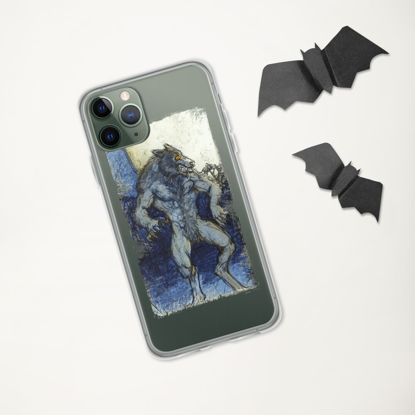 Blue Moon Werewolf Clear Case for iPhone®
