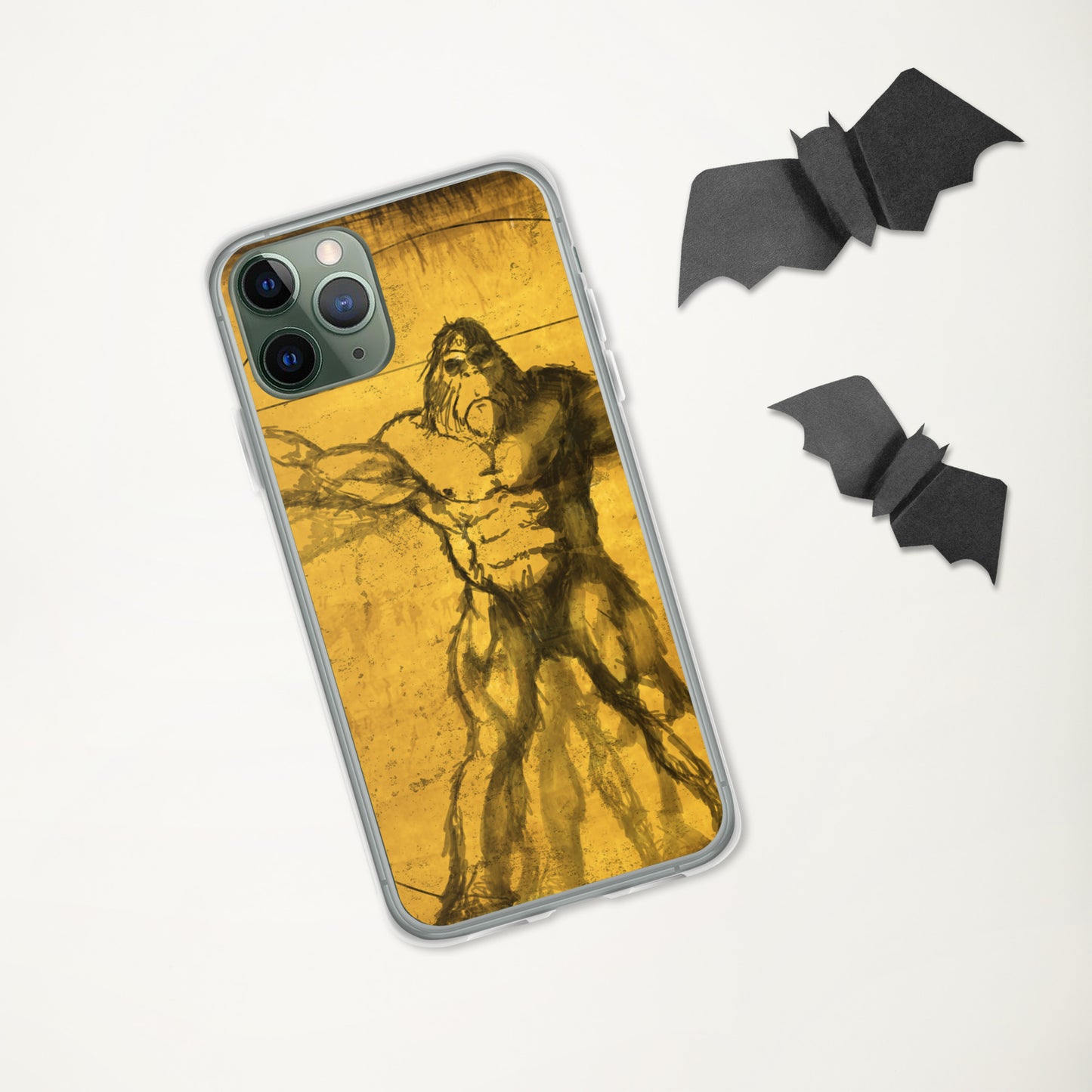 Vitruvian Bigfoot Clear Case for iPhone®
