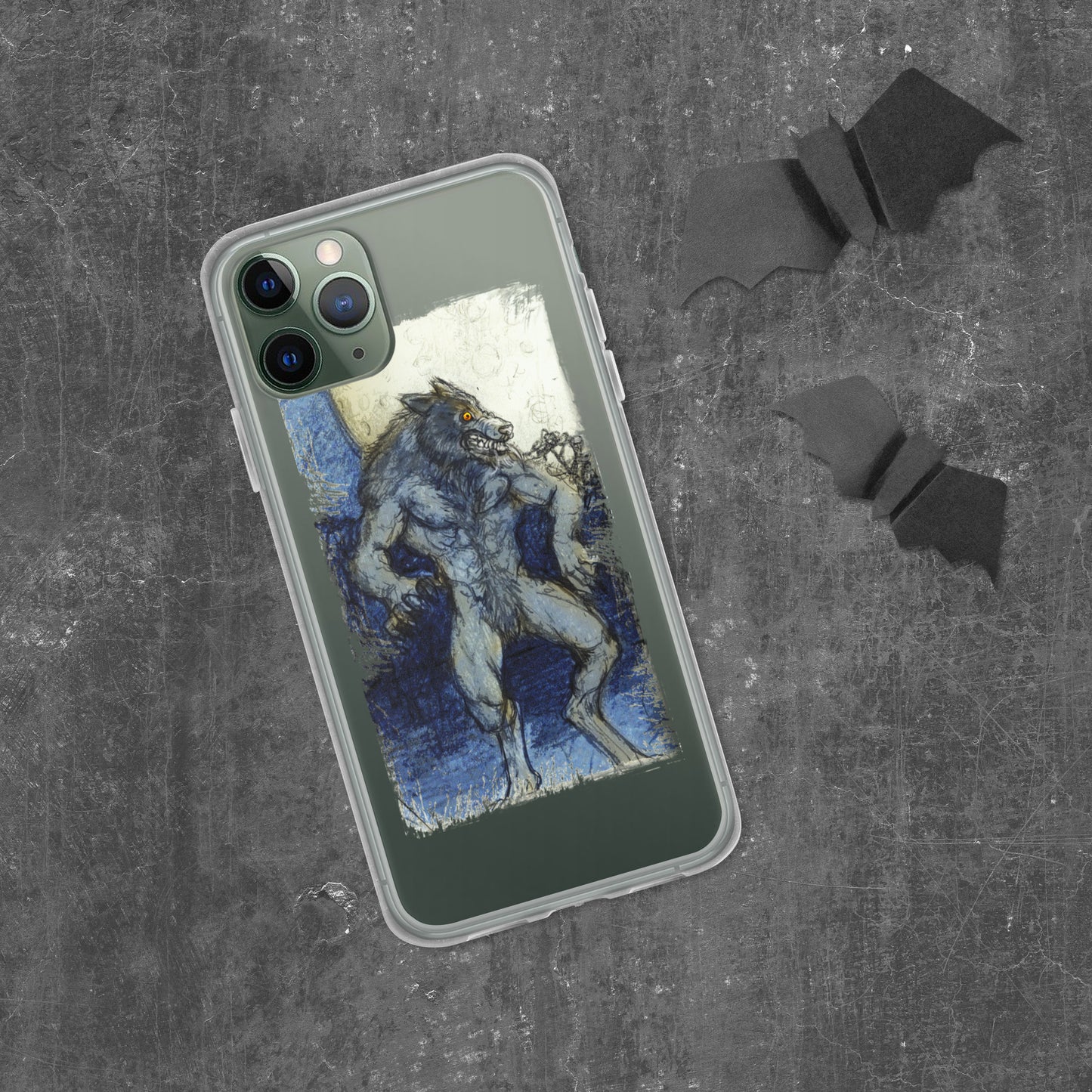 Blue Moon Werewolf Clear Case for iPhone®
