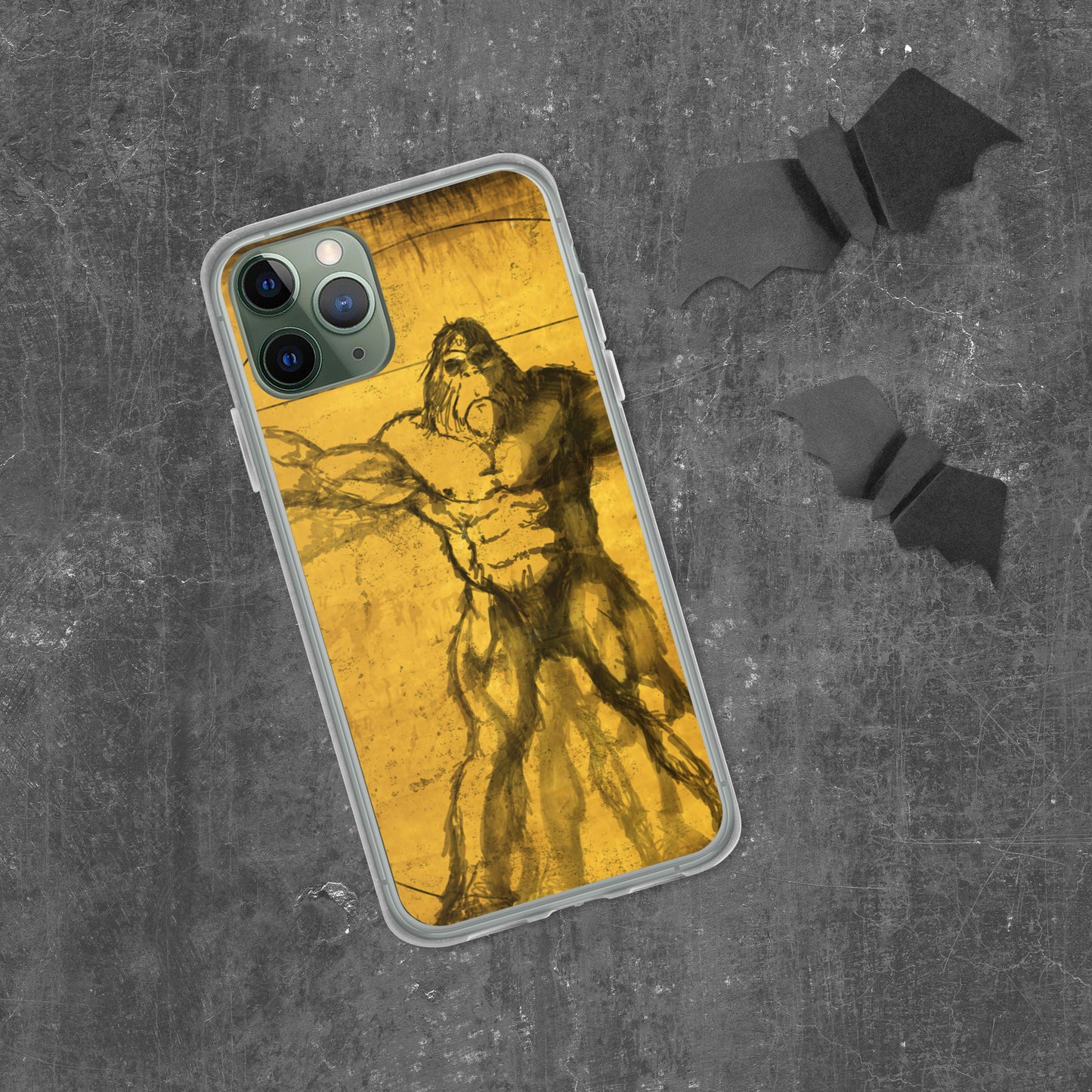 Vitruvian Bigfoot Clear Case for iPhone®
