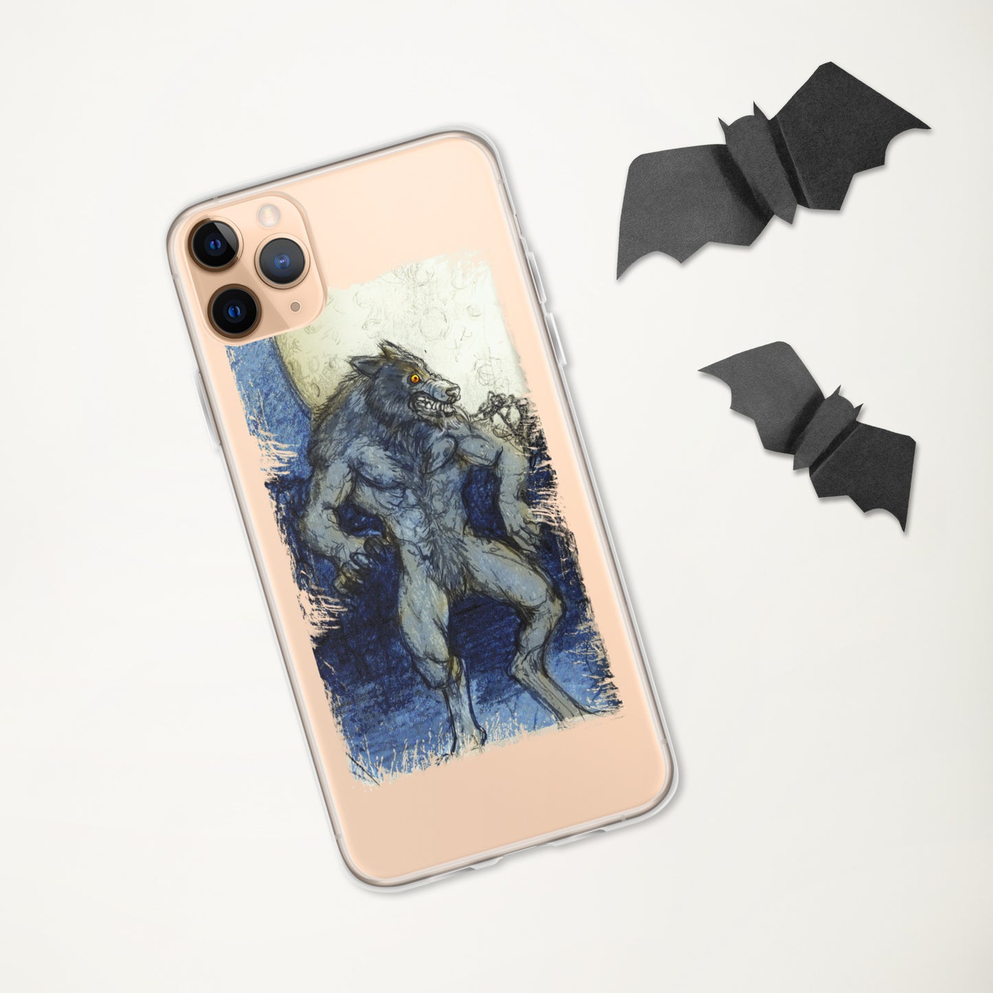 Blue Moon Werewolf Clear Case for iPhone®