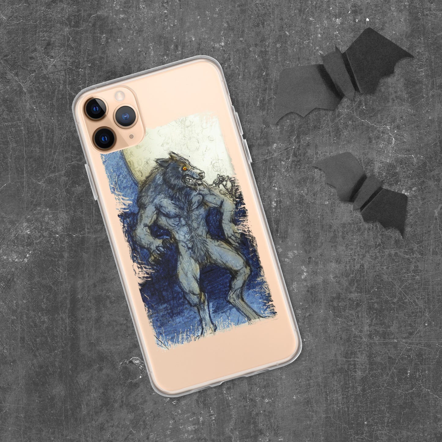 Blue Moon Werewolf Clear Case for iPhone®