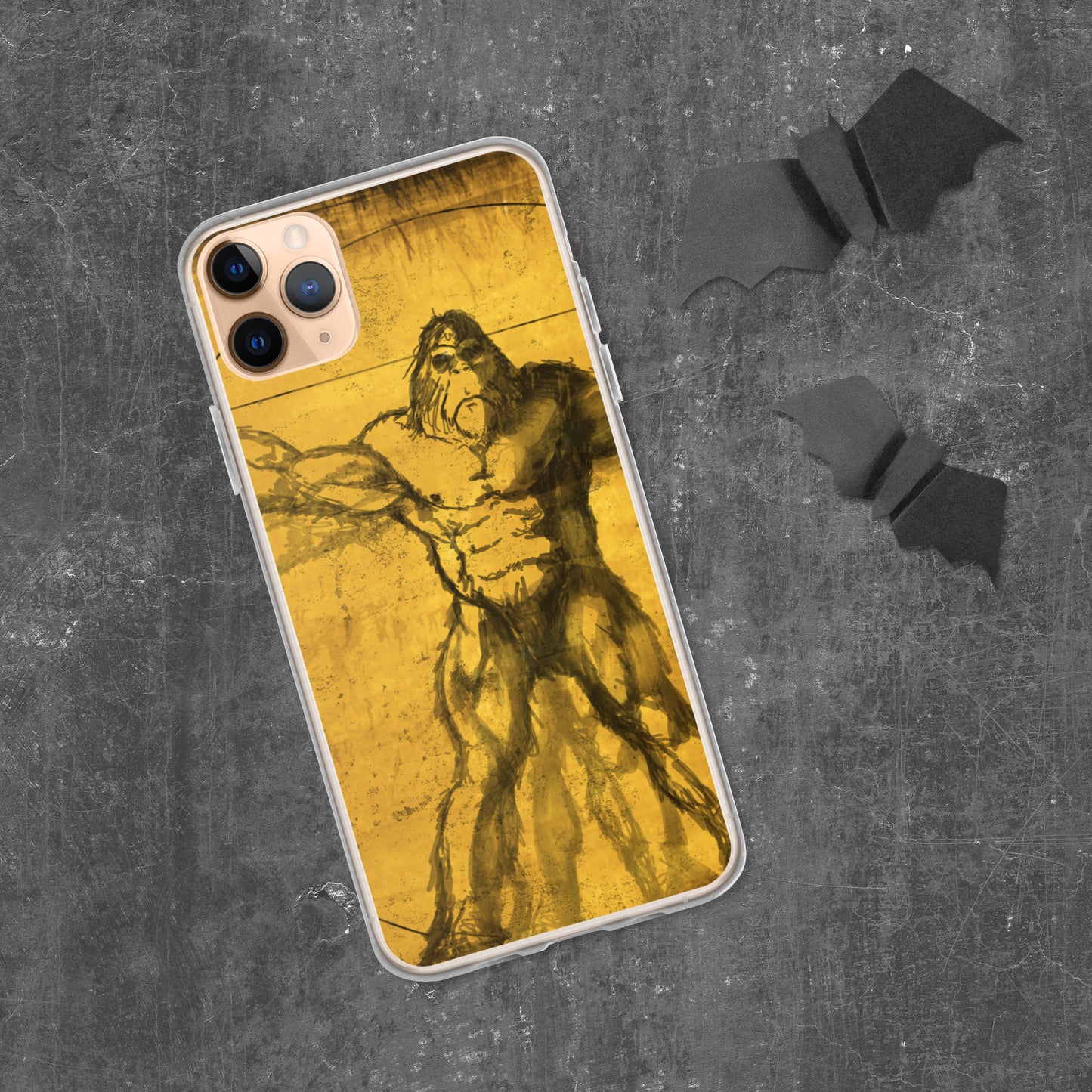 Vitruvian Bigfoot Clear Case for iPhone®
