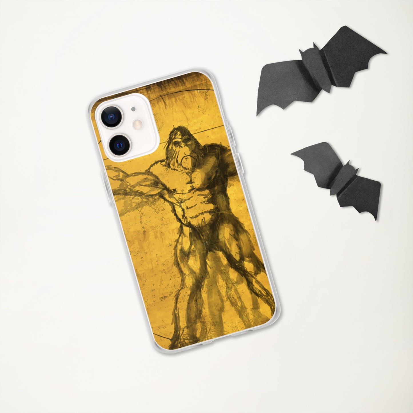 Vitruvian Bigfoot Clear Case for iPhone®