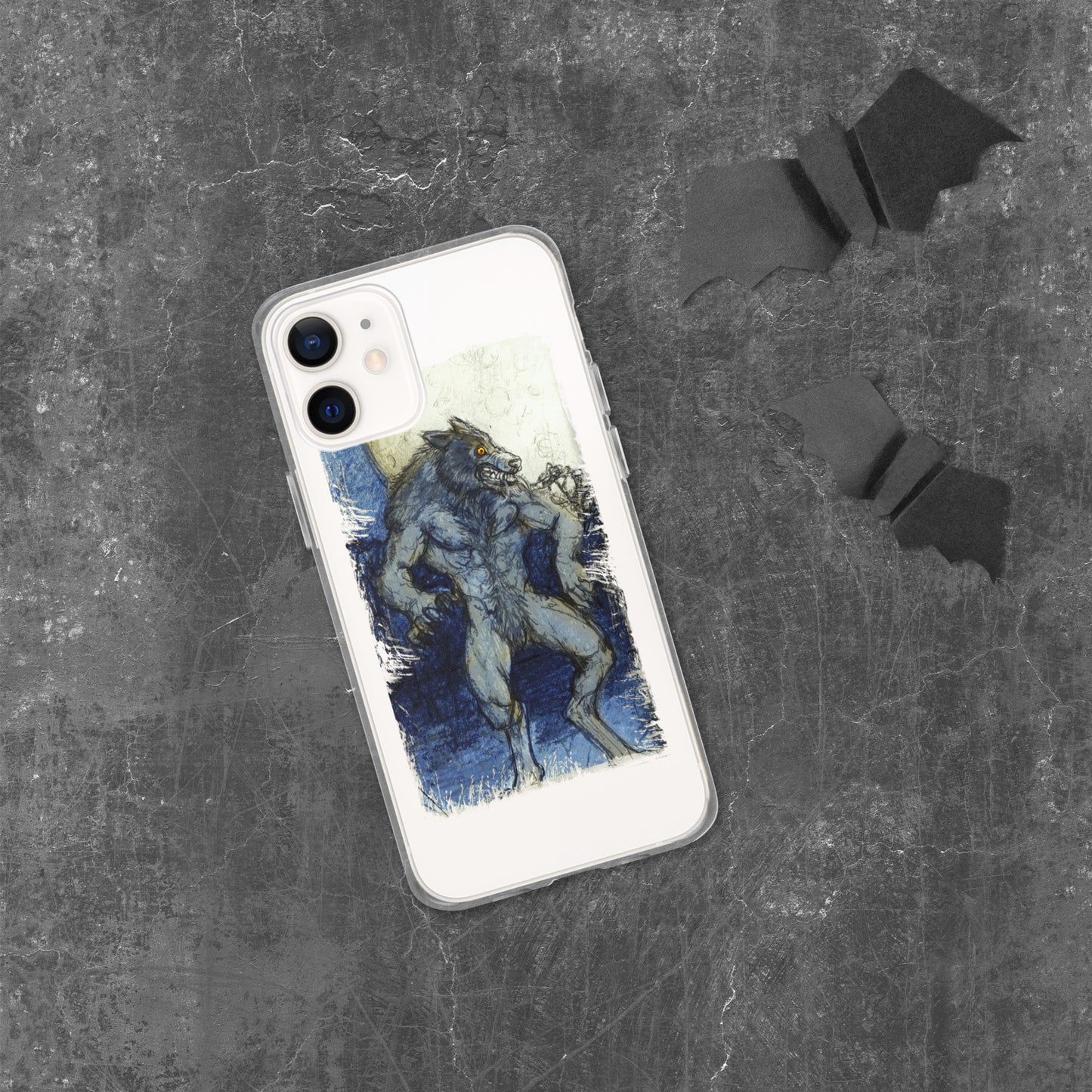Blue Moon Werewolf Clear Case for iPhone®