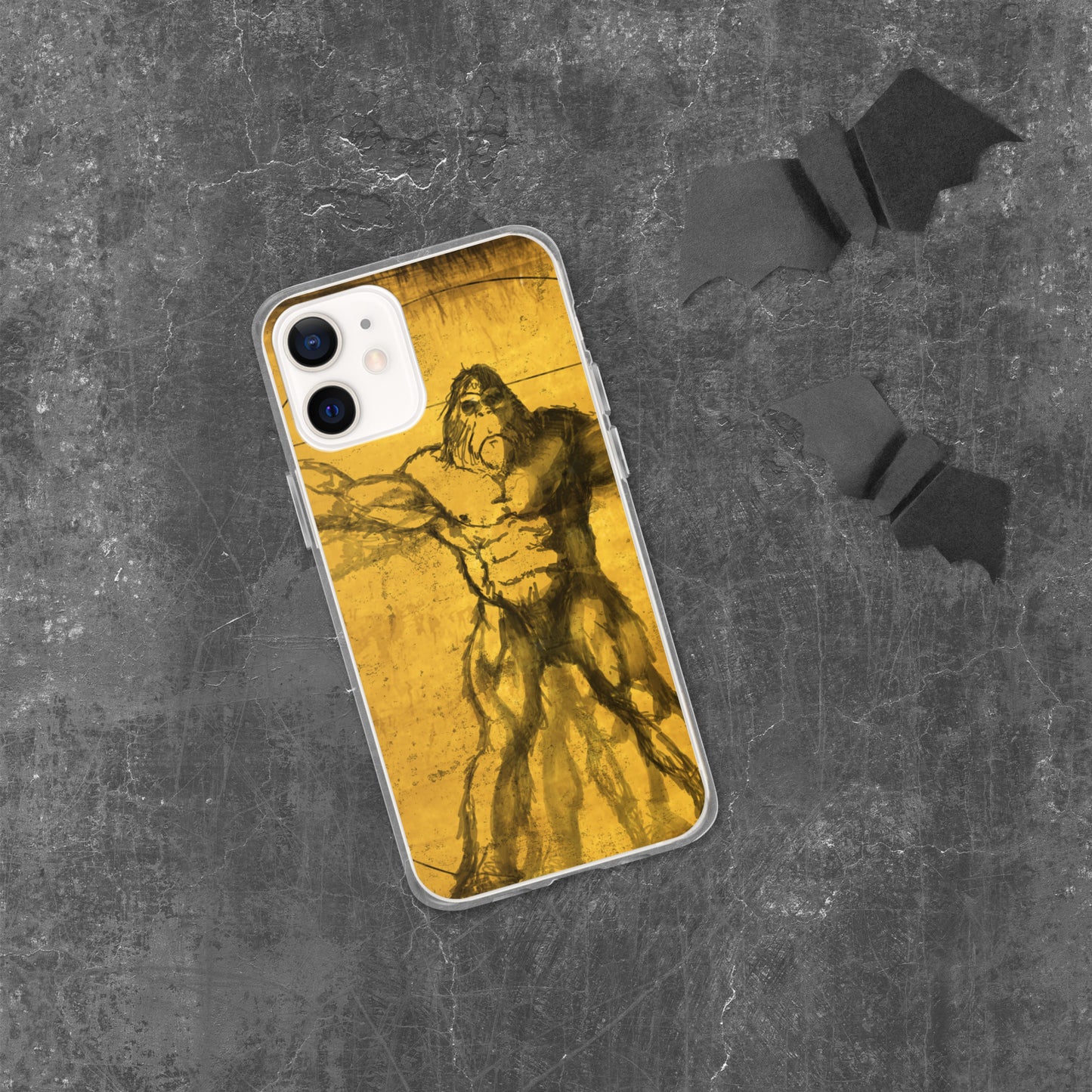 Vitruvian Bigfoot Clear Case for iPhone®