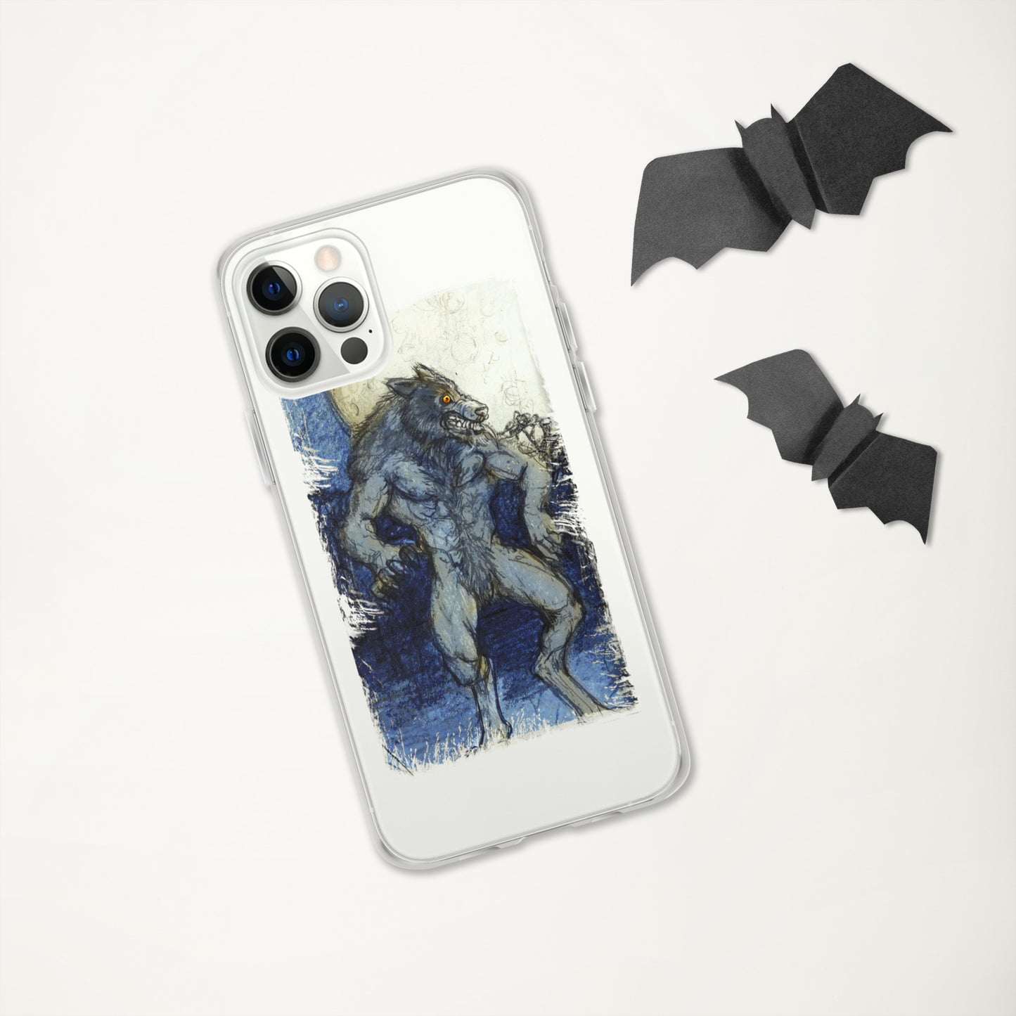 Blue Moon Werewolf Clear Case for iPhone®