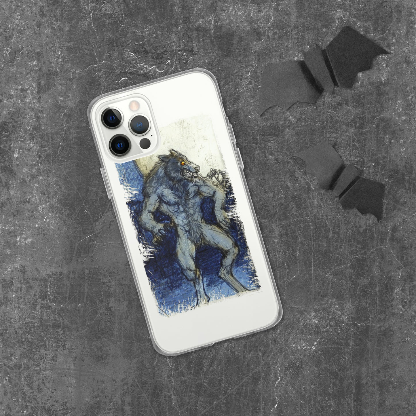 Blue Moon Werewolf Clear Case for iPhone®