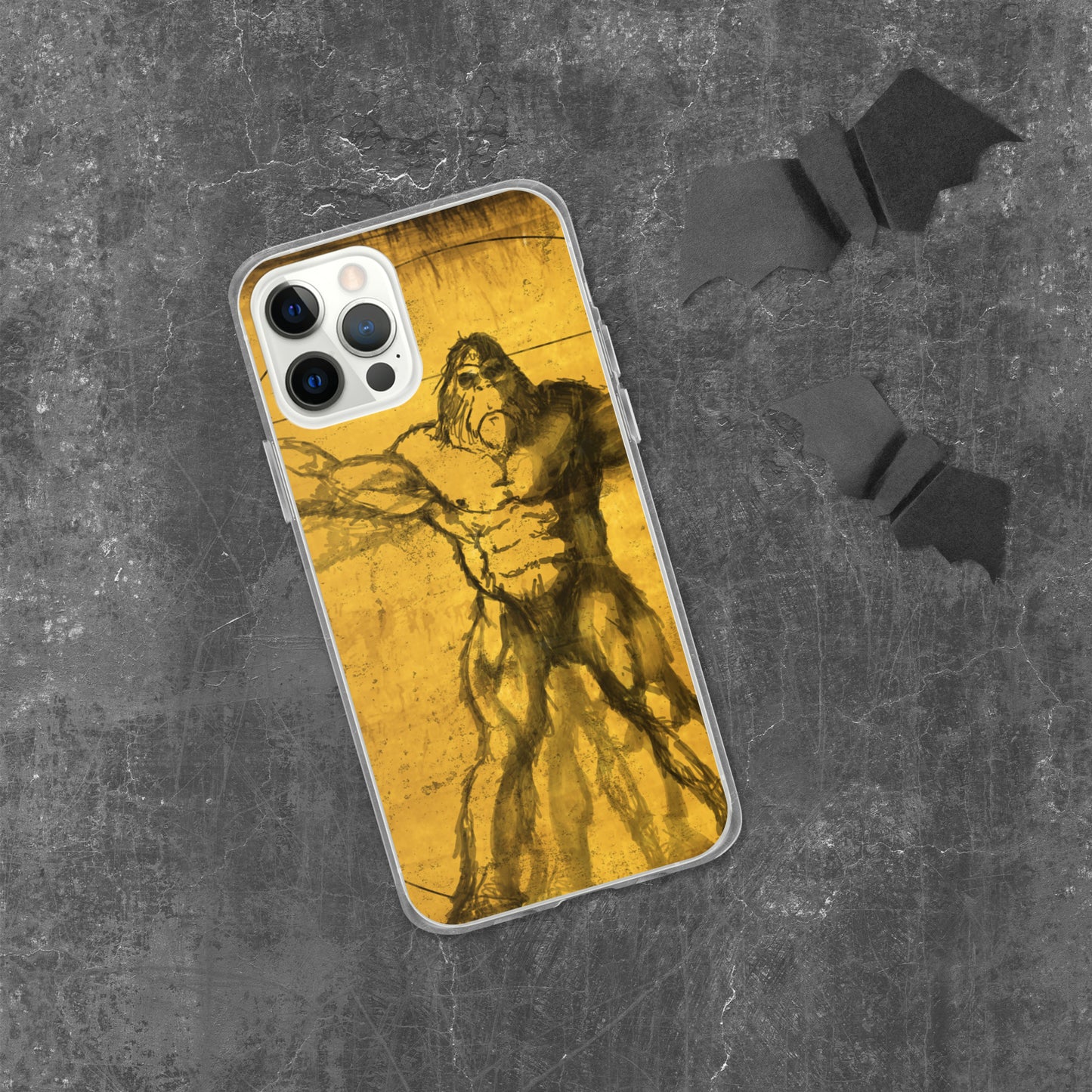 Vitruvian Bigfoot Clear Case for iPhone®
