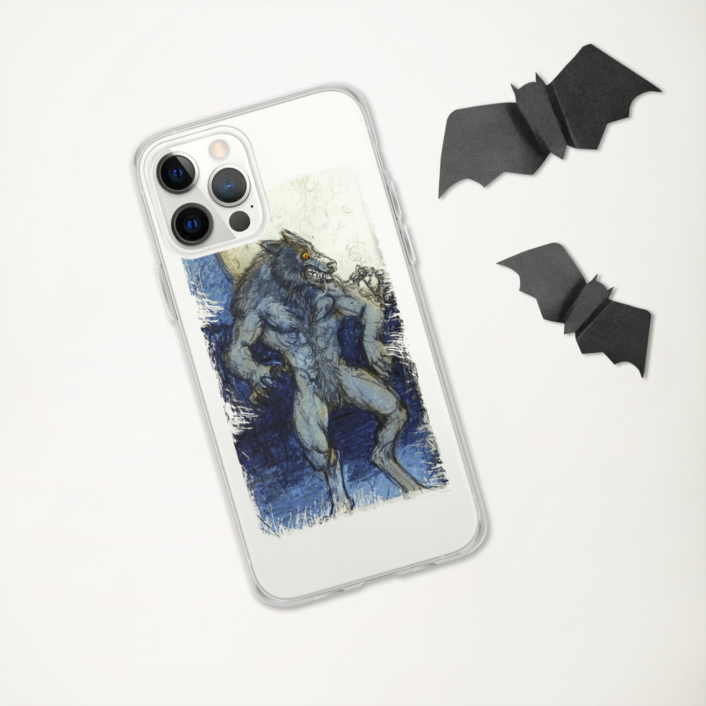 Blue Moon Werewolf Clear Case for iPhone®