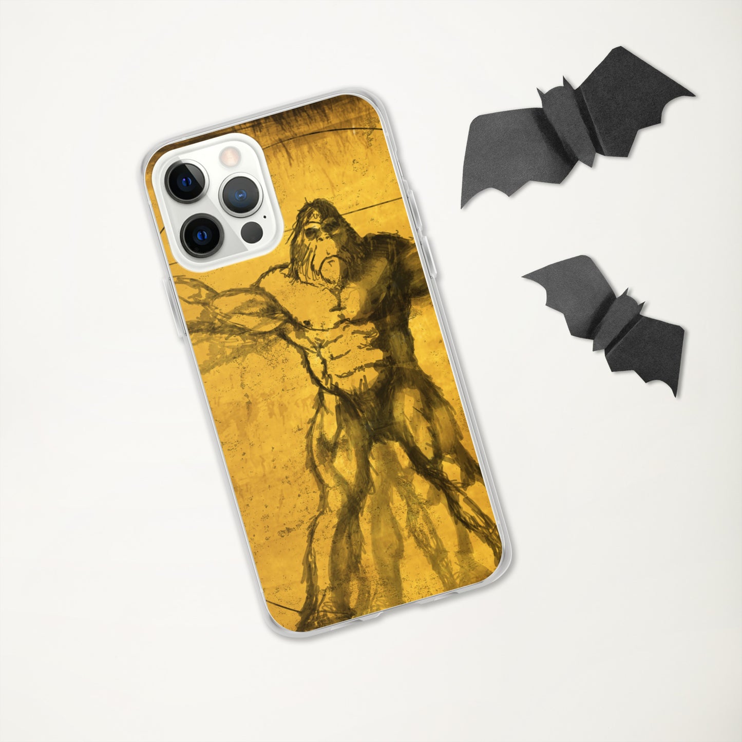 Vitruvian Bigfoot Clear Case for iPhone®