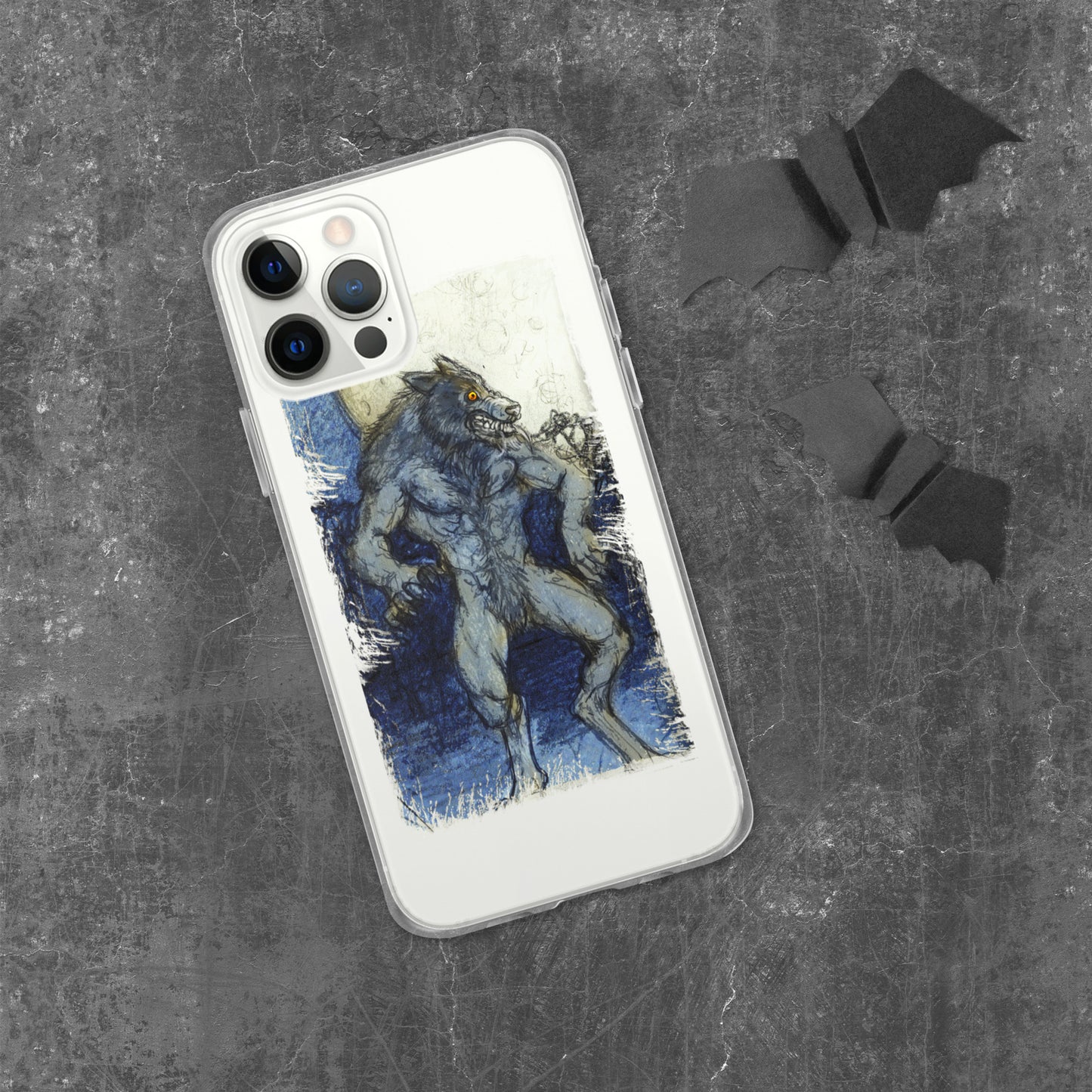 Blue Moon Werewolf Clear Case for iPhone®