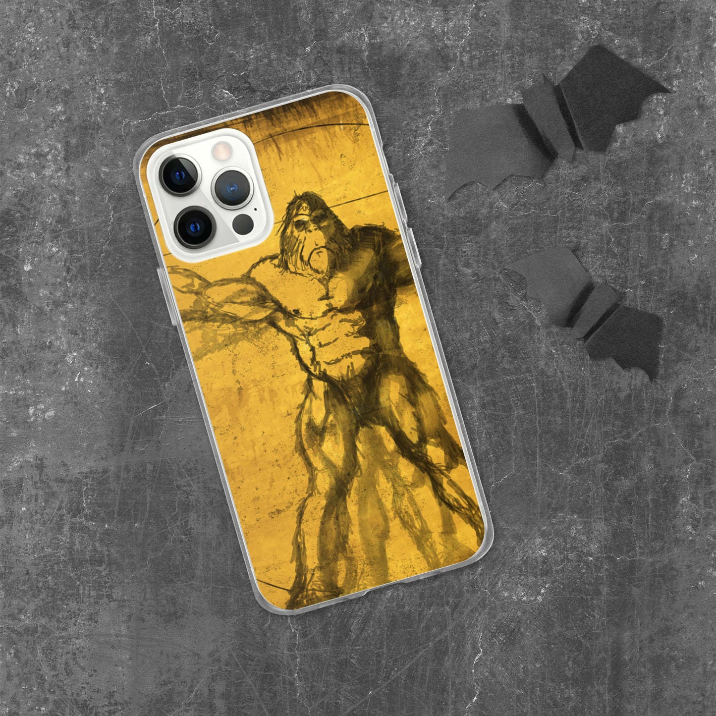 Vitruvian Bigfoot Clear Case for iPhone®