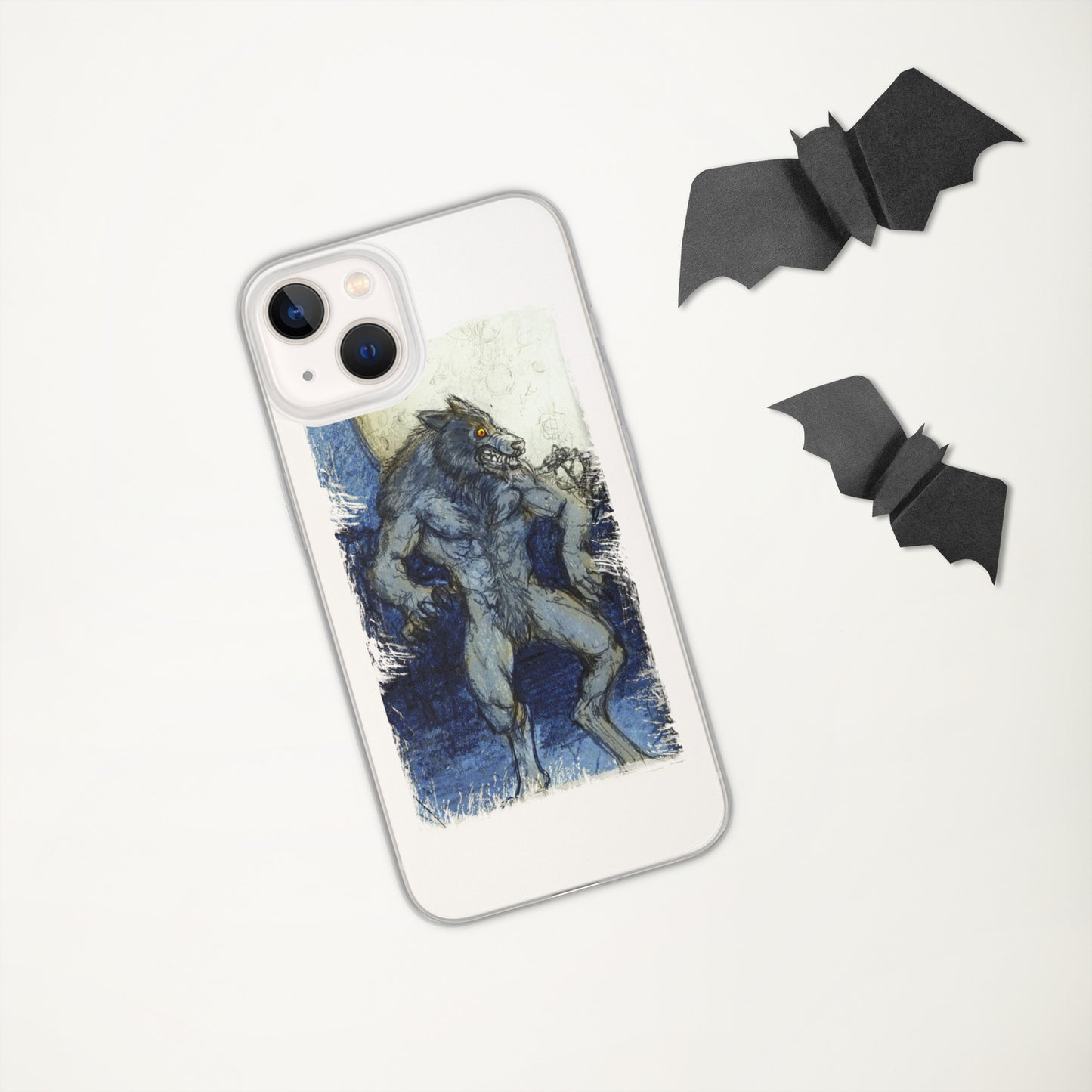 Blue Moon Werewolf Clear Case for iPhone®