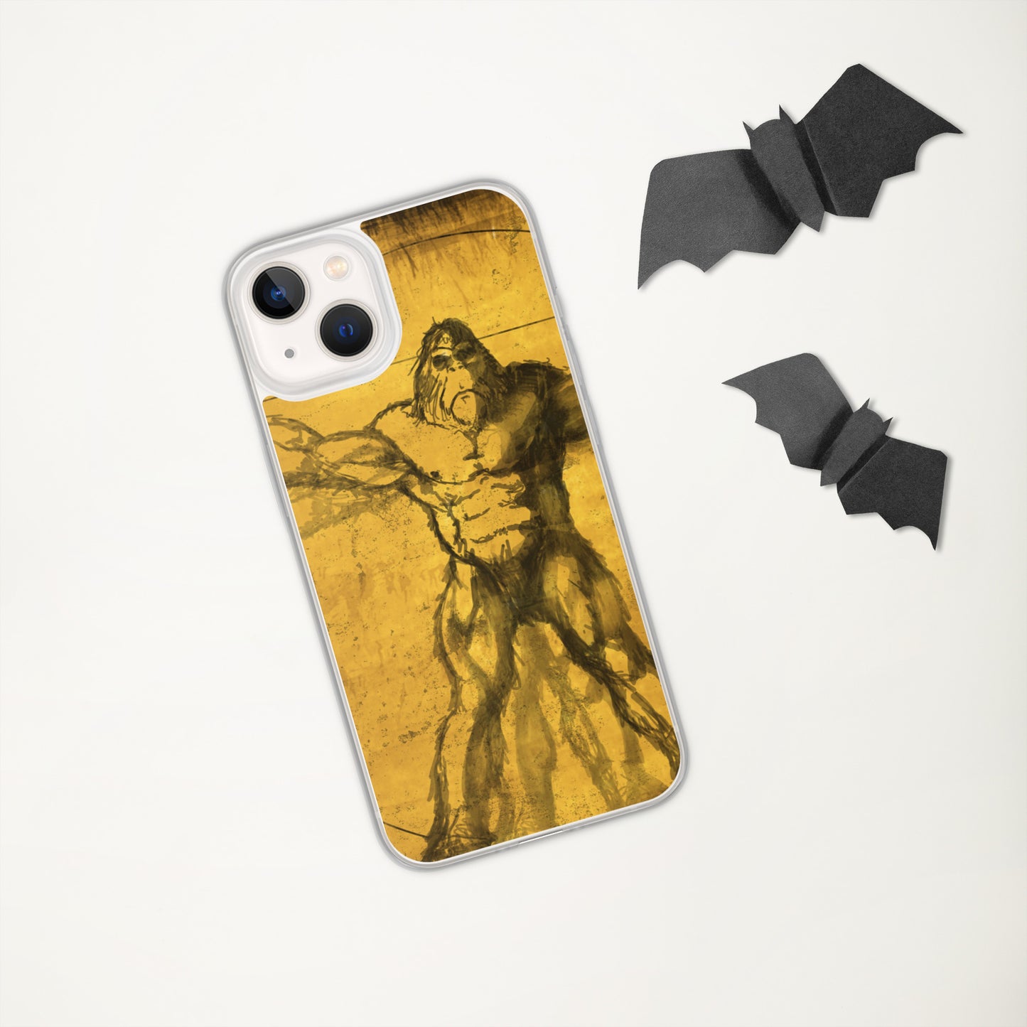 Vitruvian Bigfoot Clear Case for iPhone®