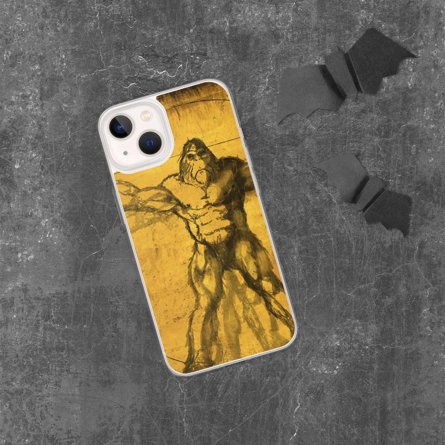 Vitruvian Bigfoot Clear Case for iPhone®