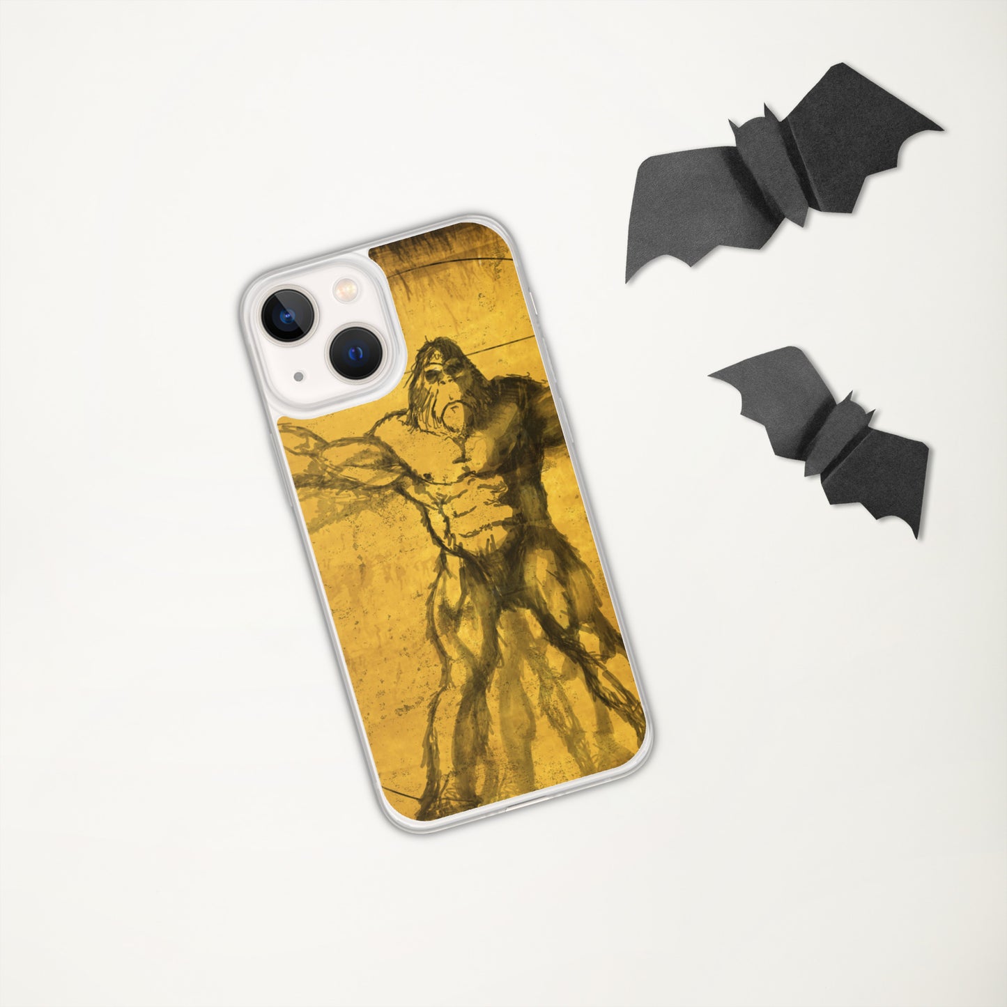 Vitruvian Bigfoot Clear Case for iPhone®