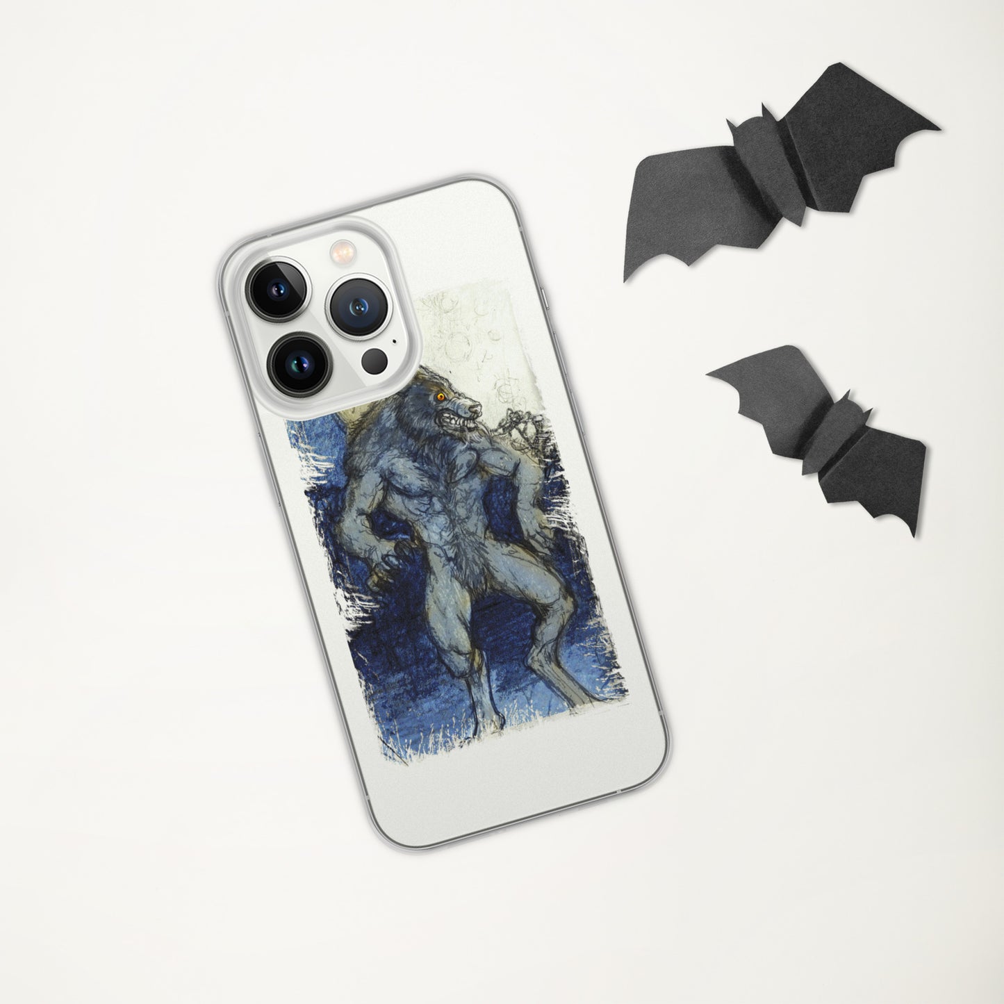 Blue Moon Werewolf Clear Case for iPhone®
