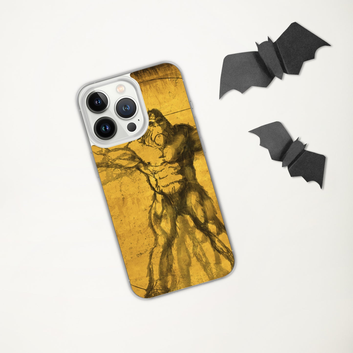 Vitruvian Bigfoot Clear Case for iPhone®