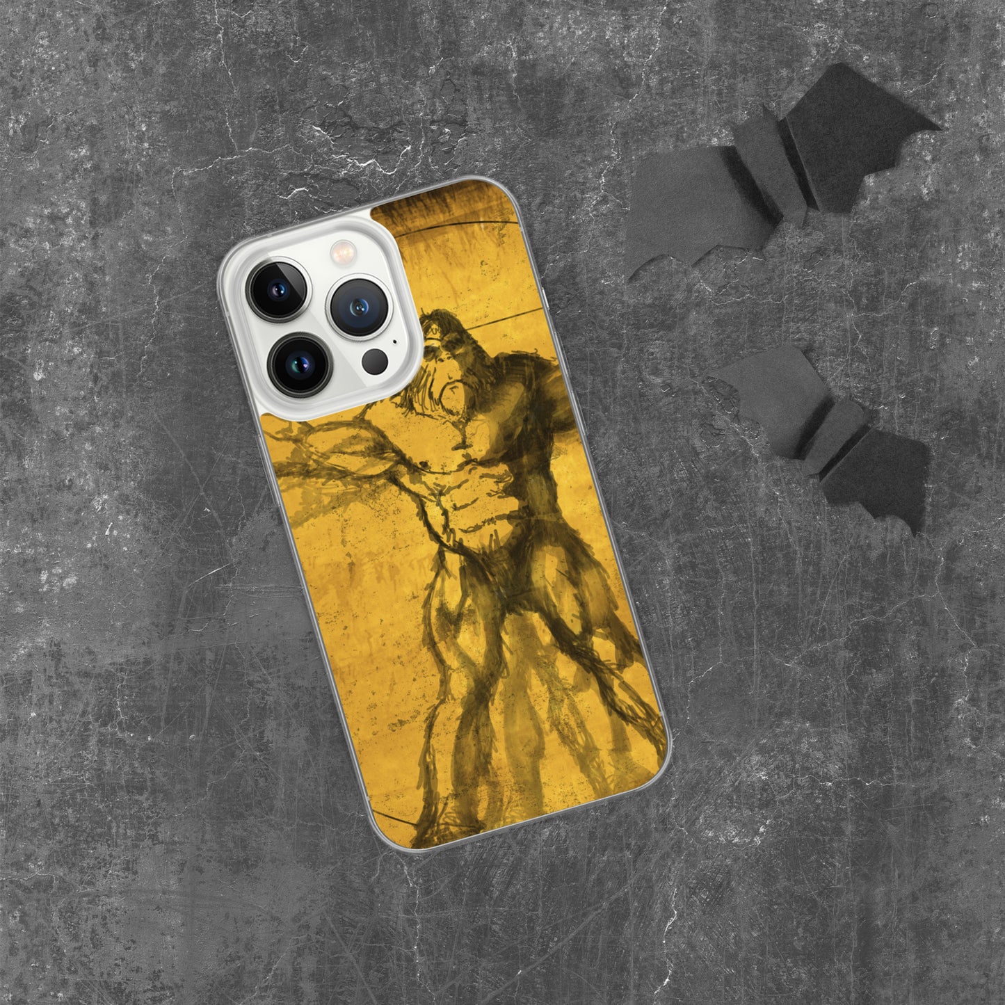 Vitruvian Bigfoot Clear Case for iPhone®