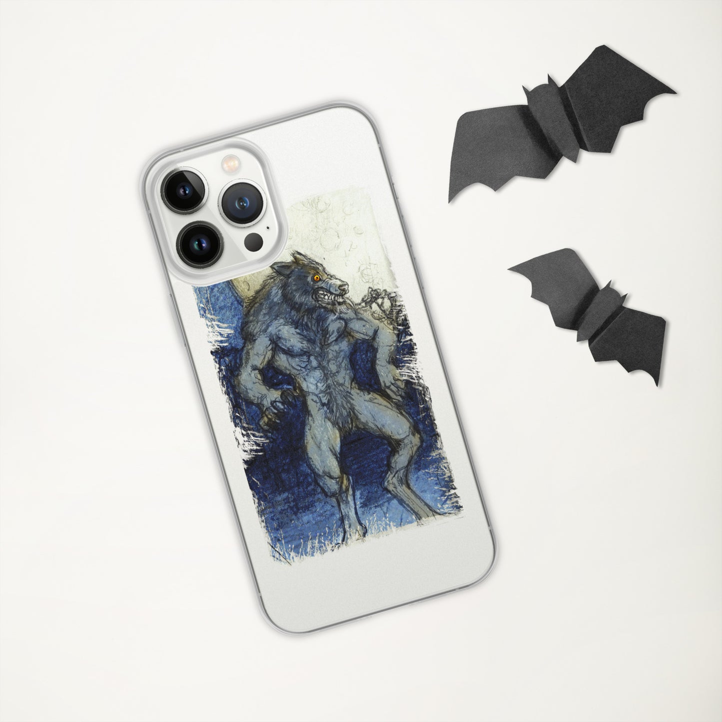 Blue Moon Werewolf Clear Case for iPhone®