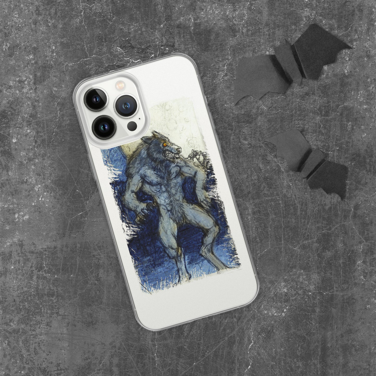 Blue Moon Werewolf Clear Case for iPhone®