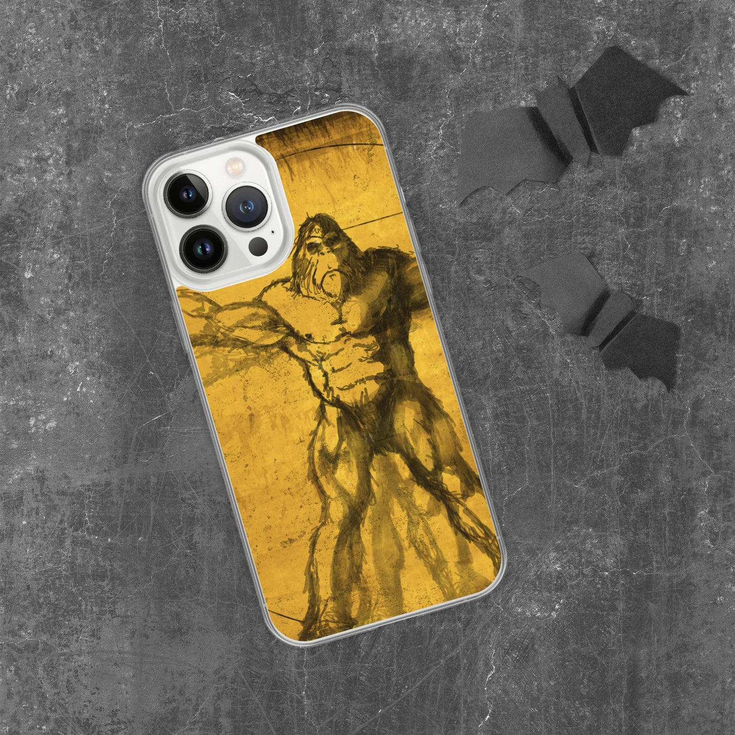 Vitruvian Bigfoot Clear Case for iPhone®