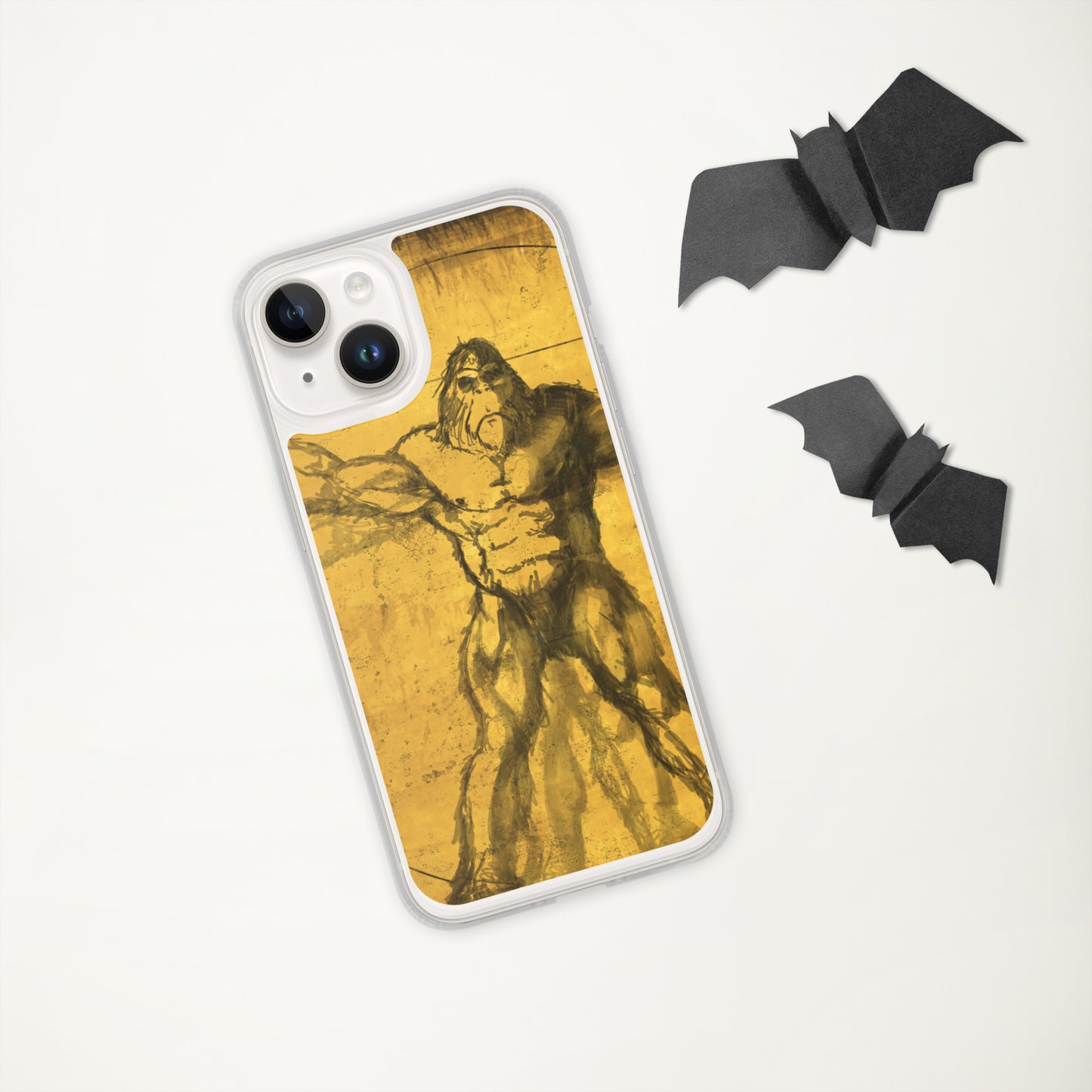 Vitruvian Bigfoot Clear Case for iPhone®