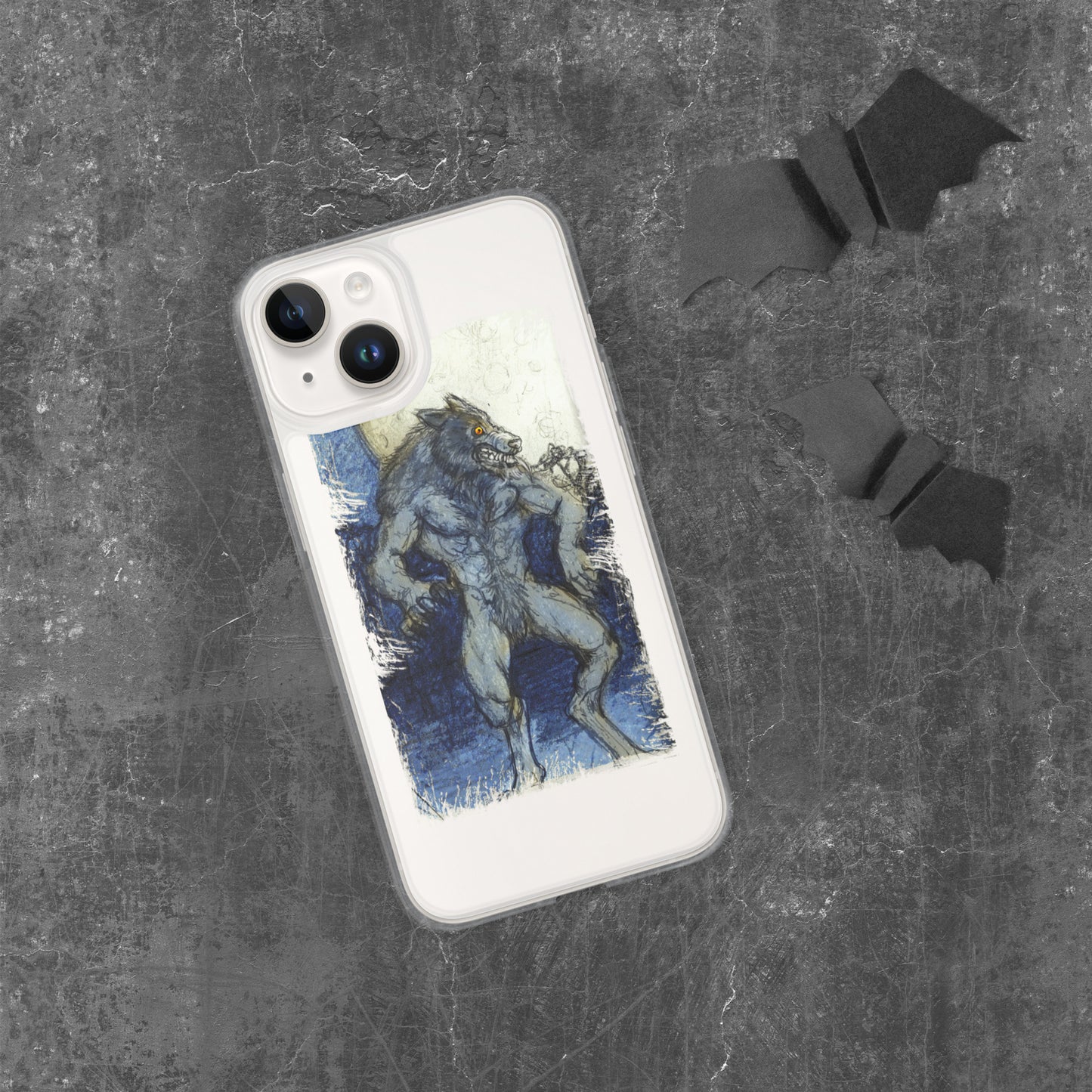 Blue Moon Werewolf Clear Case for iPhone®