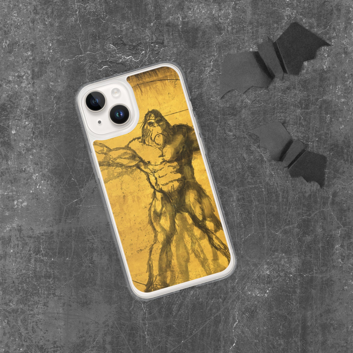 Vitruvian Bigfoot Clear Case for iPhone®