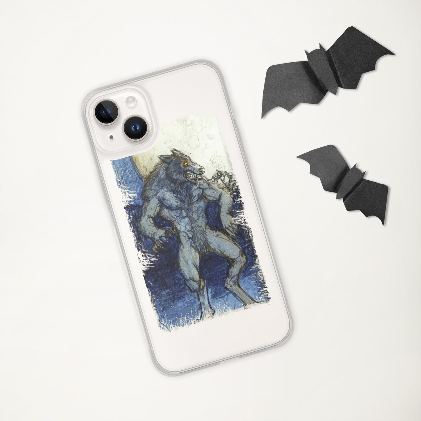 Blue Moon Werewolf Clear Case for iPhone®