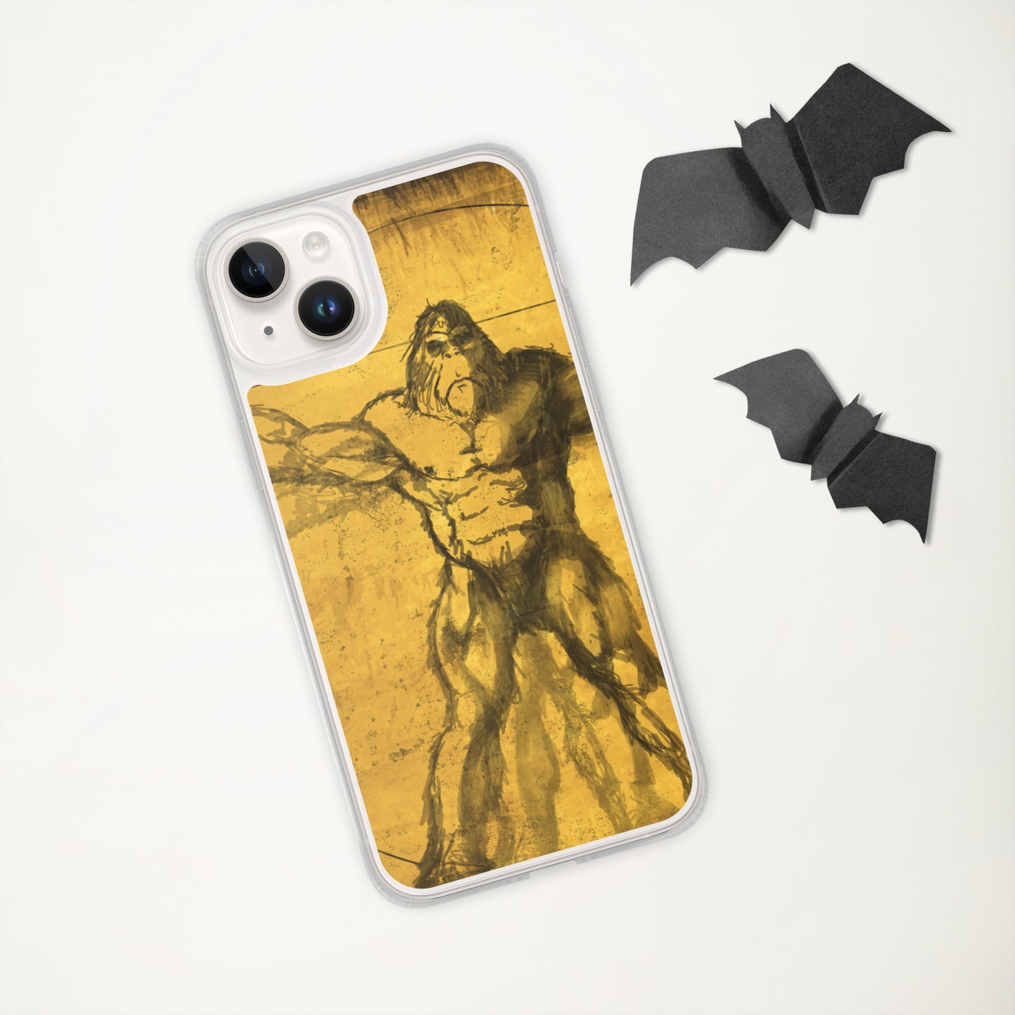 Vitruvian Bigfoot Clear Case for iPhone®