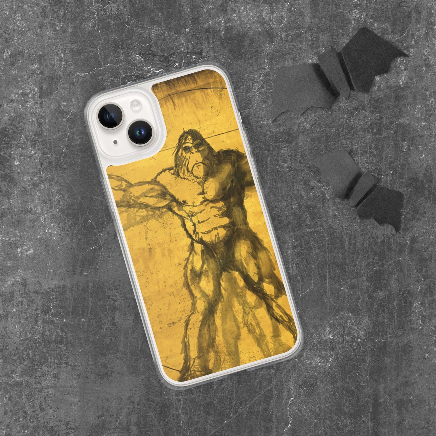 Vitruvian Bigfoot Clear Case for iPhone®