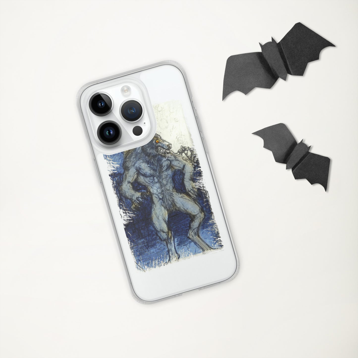 Blue Moon Werewolf Clear Case for iPhone®