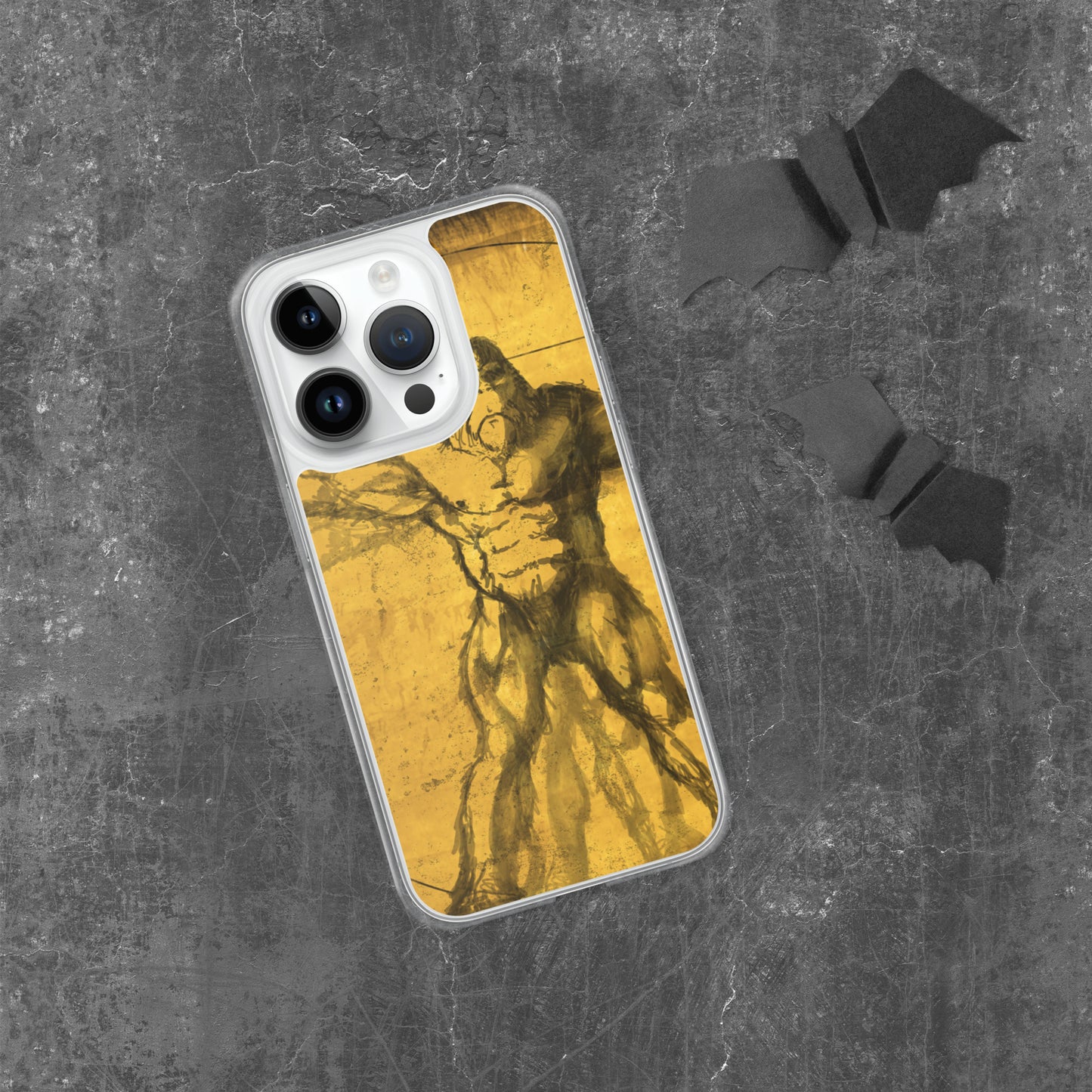 Vitruvian Bigfoot Clear Case for iPhone®
