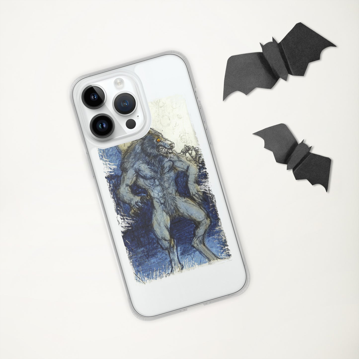 Blue Moon Werewolf Clear Case for iPhone®