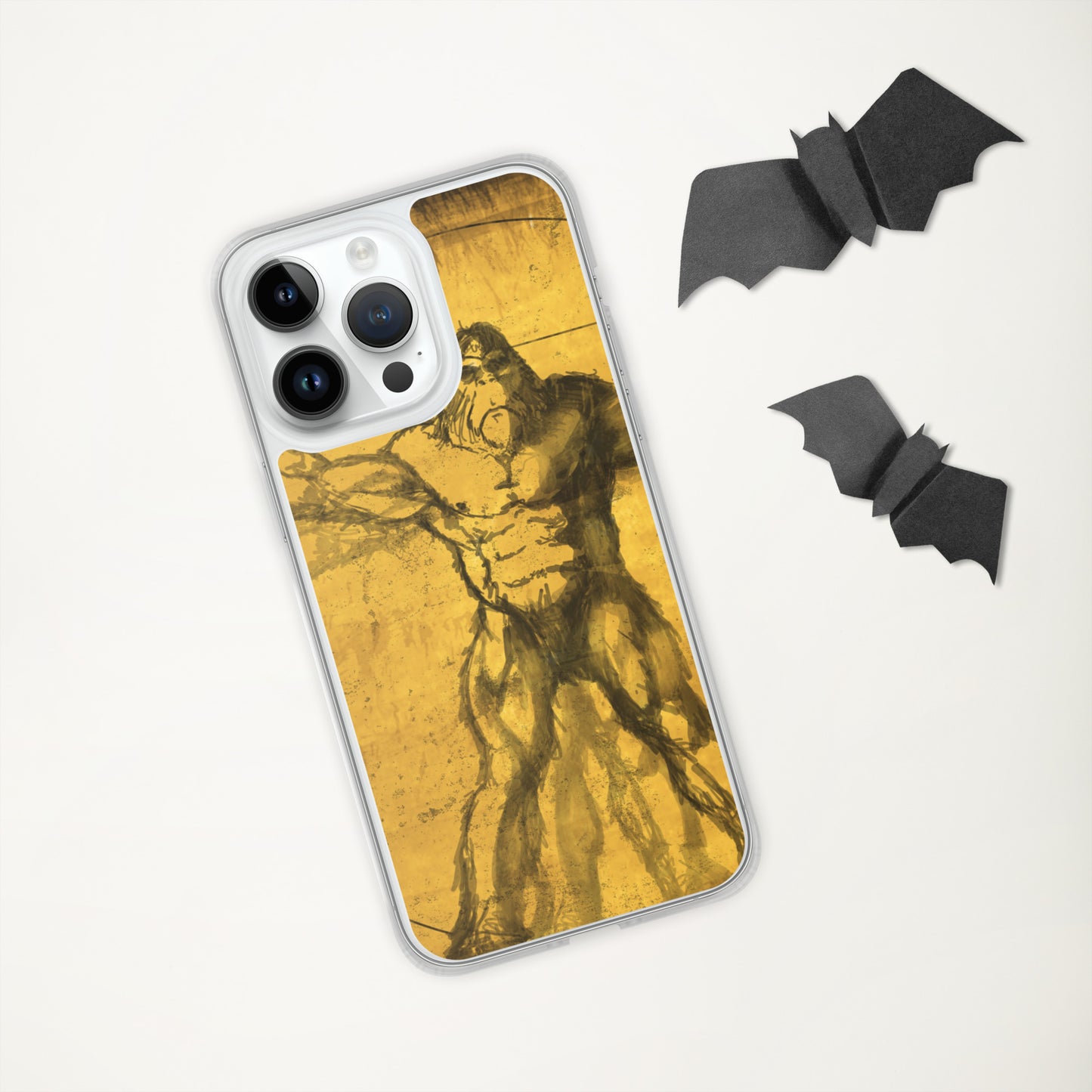 Vitruvian Bigfoot Clear Case for iPhone®