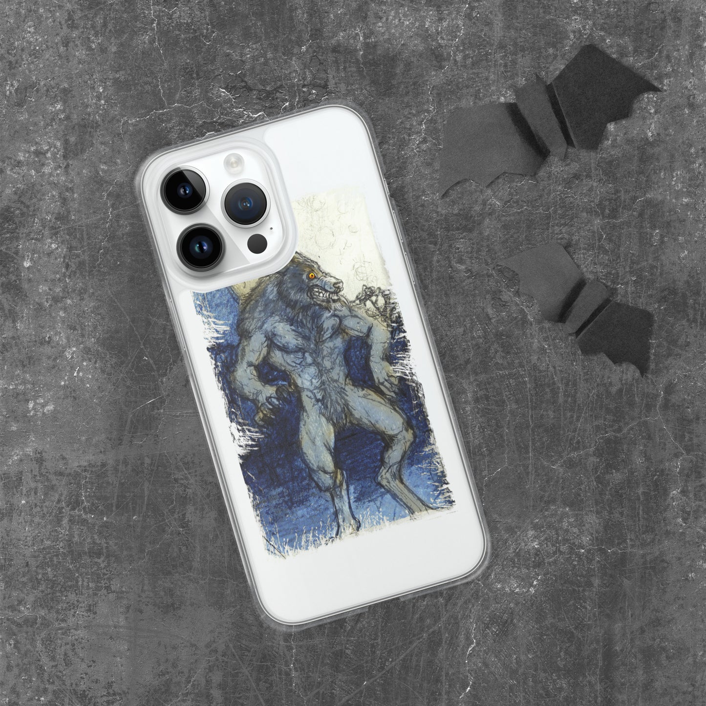 Blue Moon Werewolf Clear Case for iPhone®