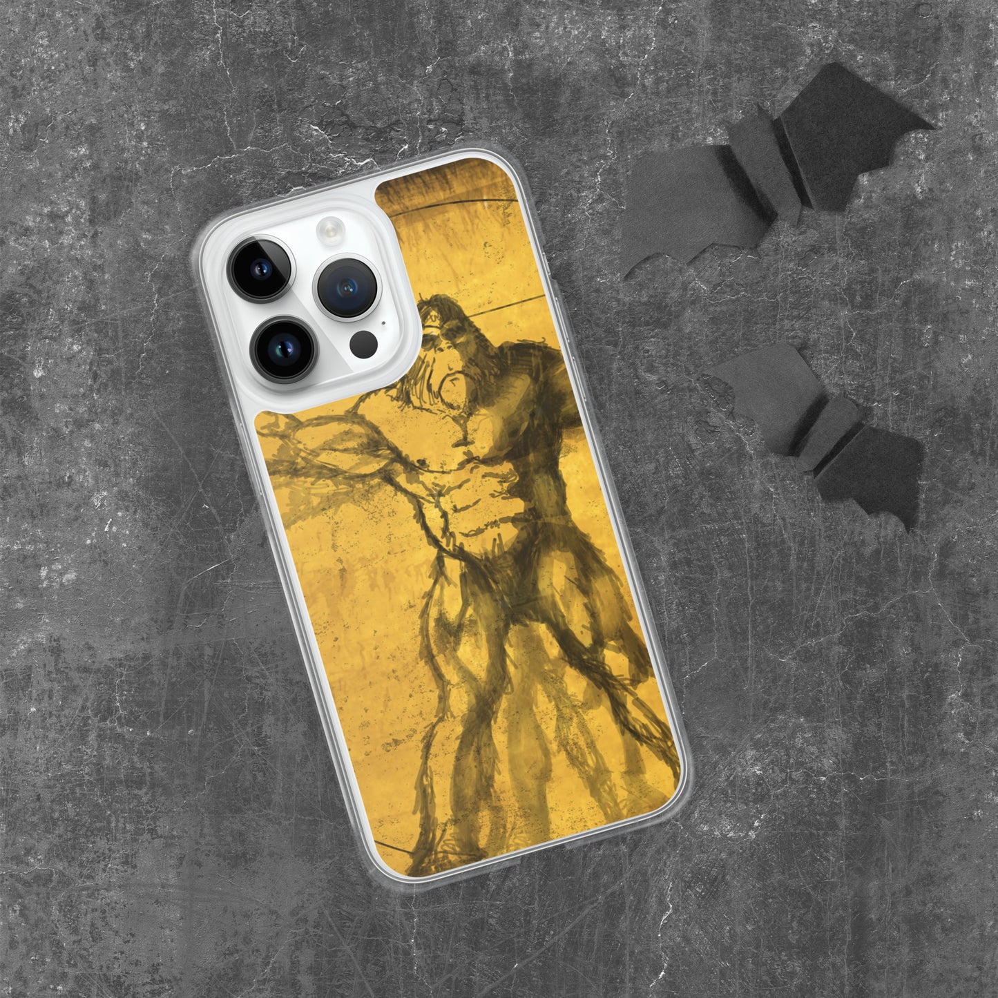 Vitruvian Bigfoot Clear Case for iPhone®