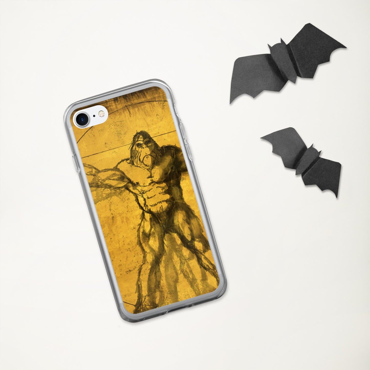 Vitruvian Bigfoot Clear Case for iPhone®