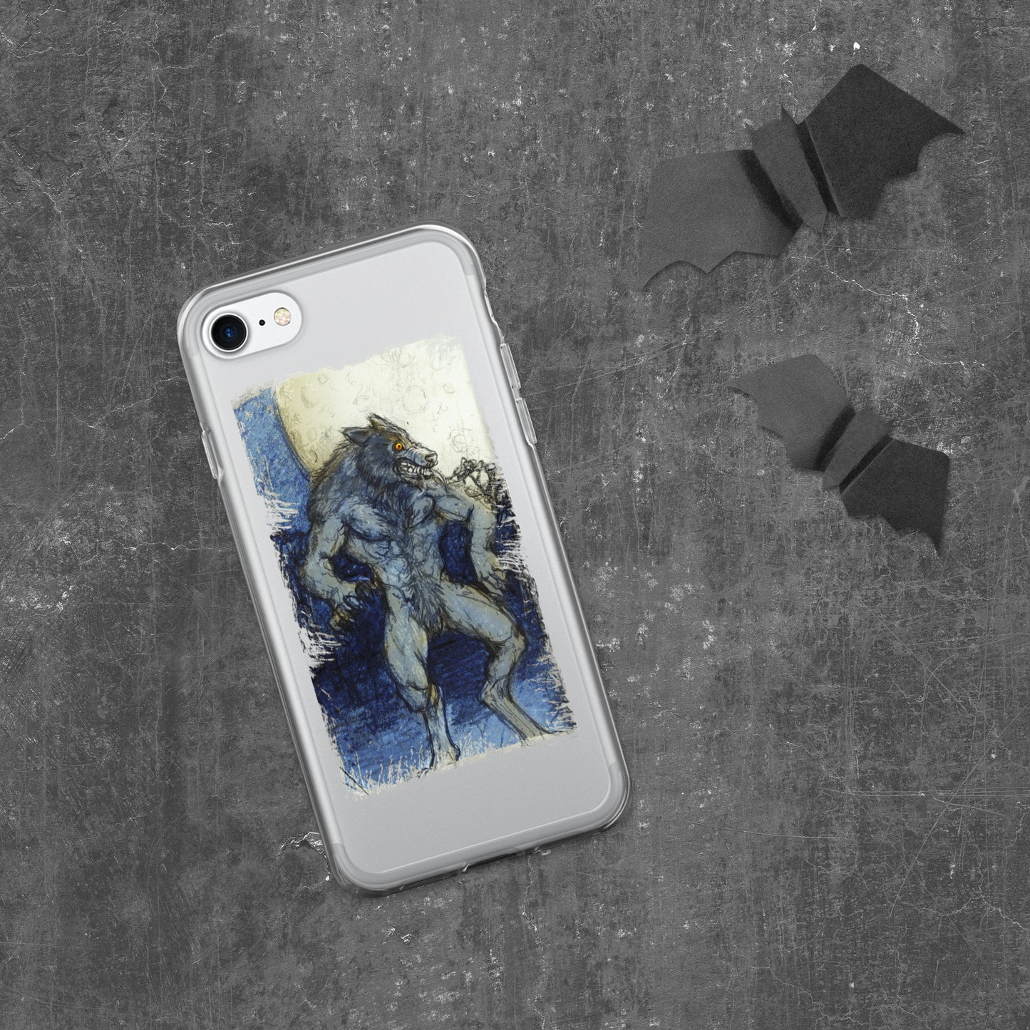 Blue Moon Werewolf Clear Case for iPhone®