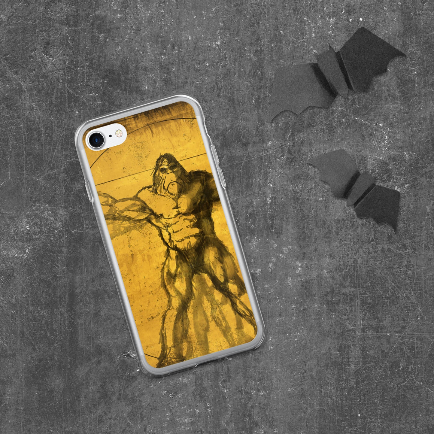 Vitruvian Bigfoot Clear Case for iPhone®