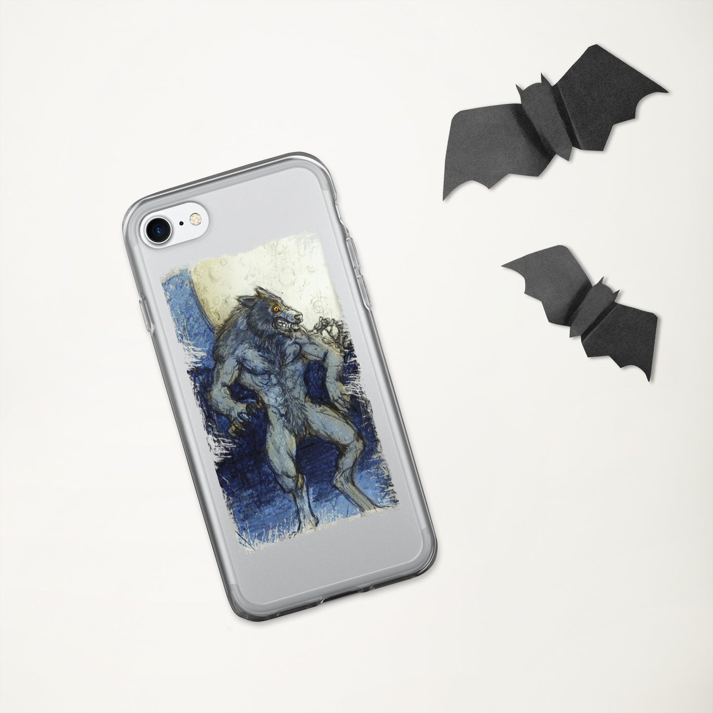 Blue Moon Werewolf Clear Case for iPhone®