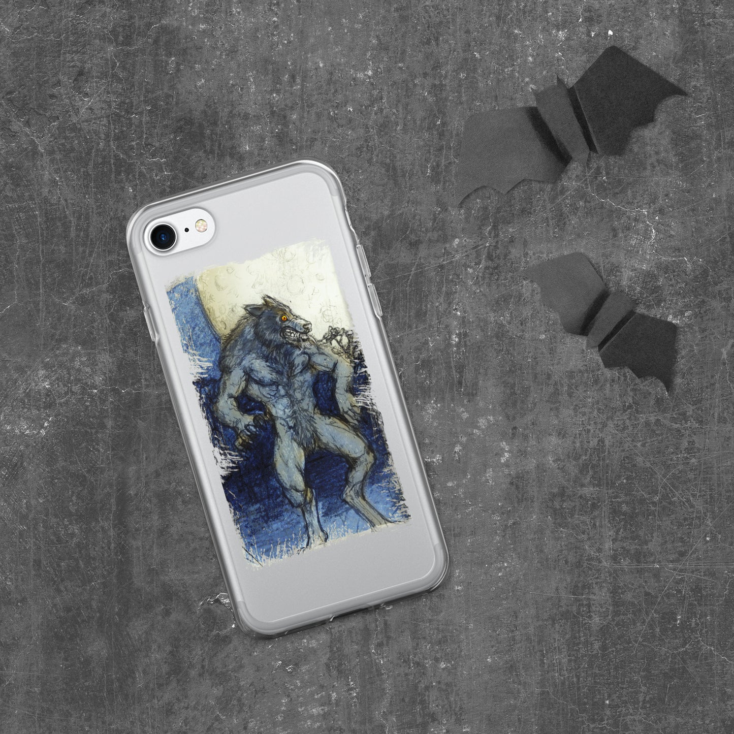 Blue Moon Werewolf Clear Case for iPhone®
