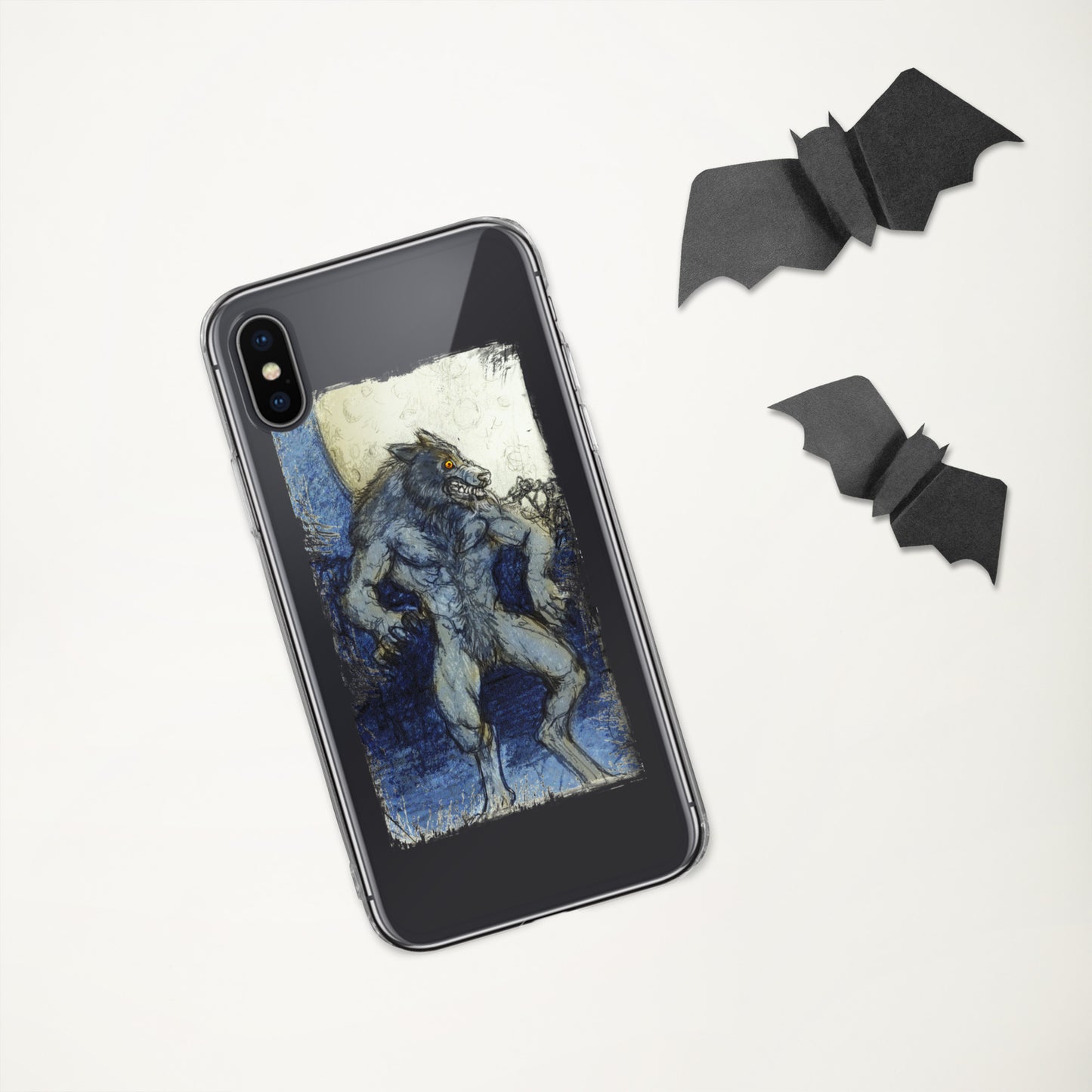 Blue Moon Werewolf Clear Case for iPhone®