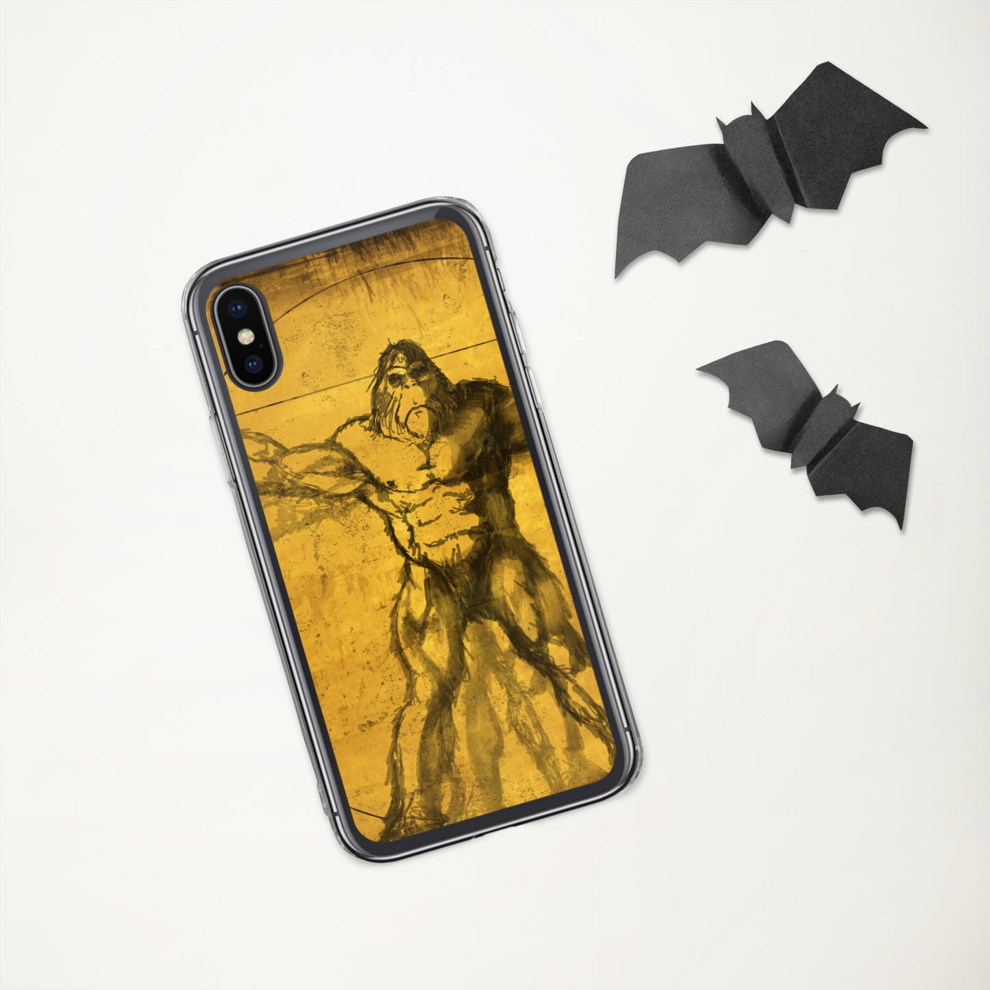 Vitruvian Bigfoot Clear Case for iPhone®