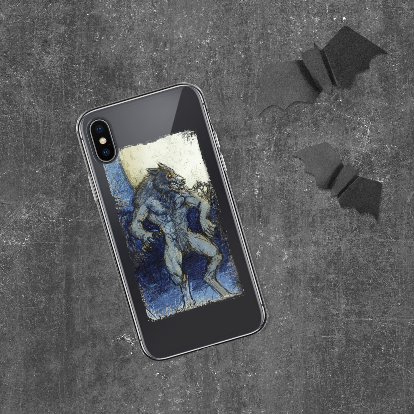 Blue Moon Werewolf Clear Case for iPhone®